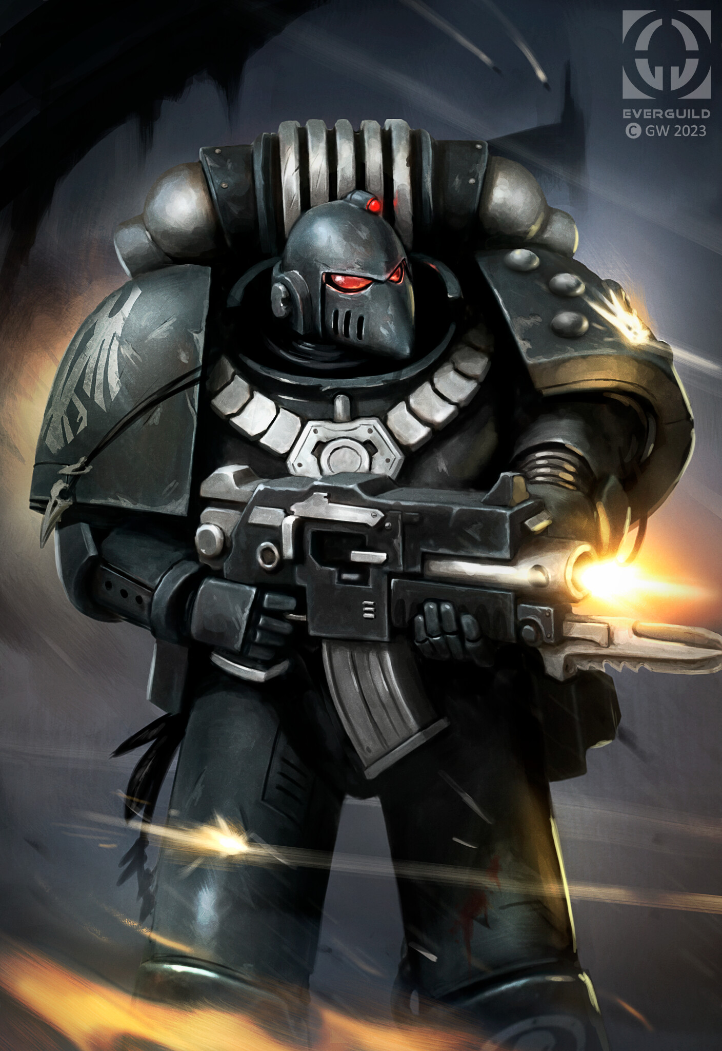 ArtStation Tovardus Squad. Raven Guard