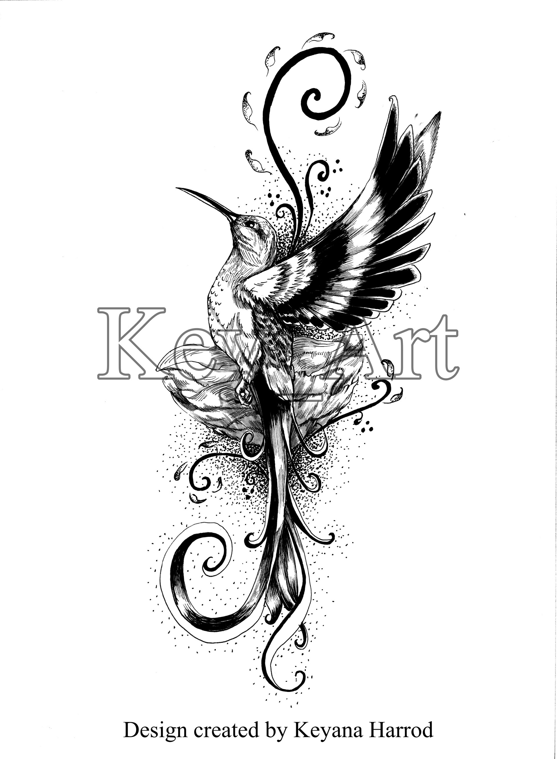 160+ Black Hummingbird Tattoo Drawing Stock Illustrations, Royalty-Free  Vector Graphics & Clip Art - iStock