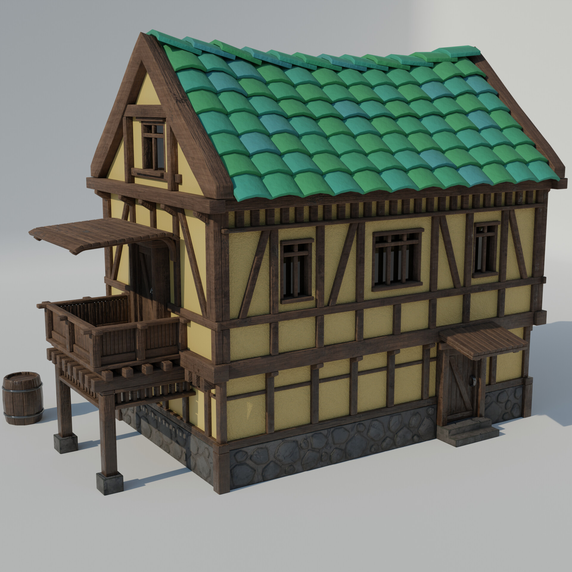 ArtStation - Medieval House