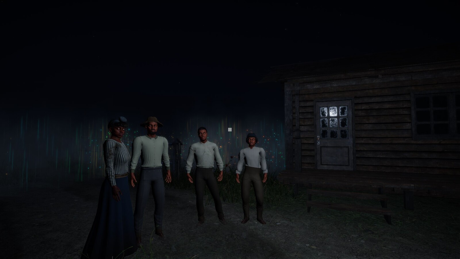 Arthur Family Escape scene 3 - screencap from interactive 3D Ancestory