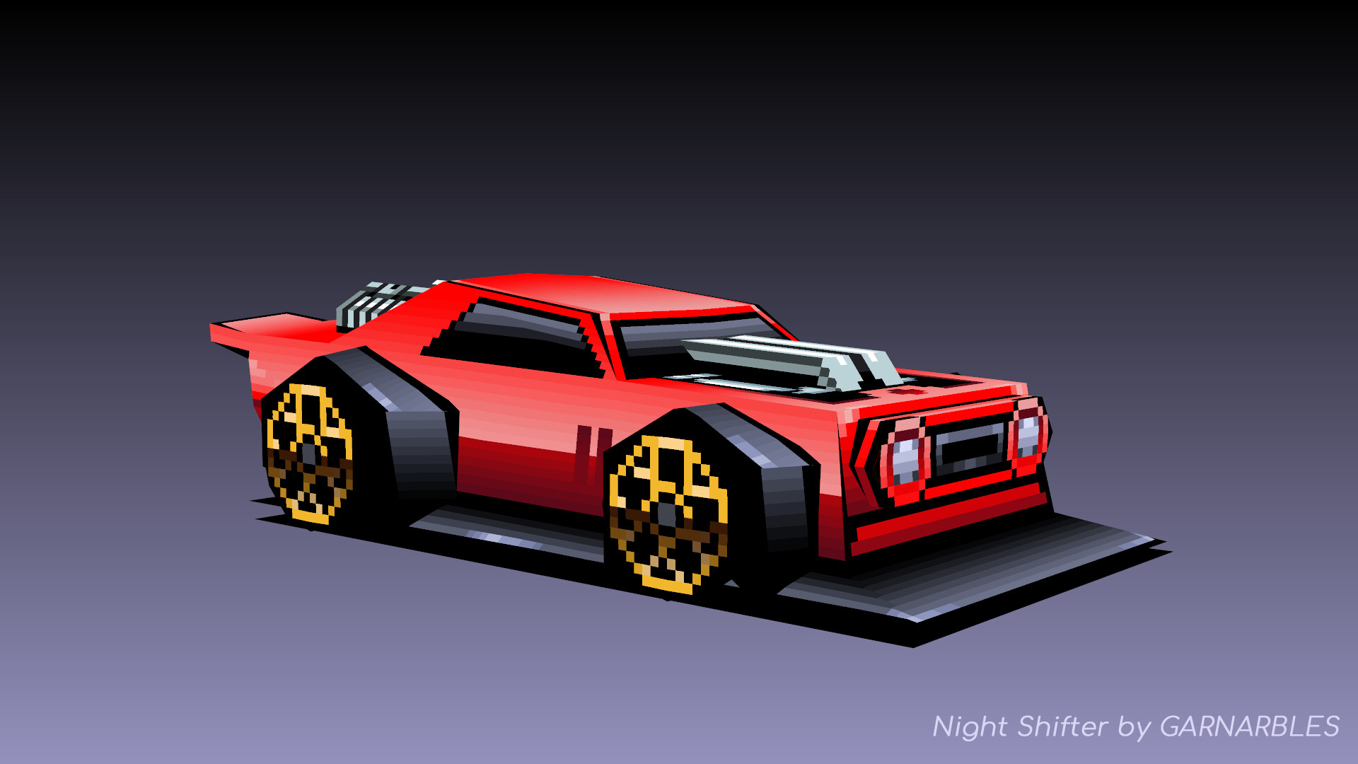 ArtStation - Hot Wheels GRN Night Shifter