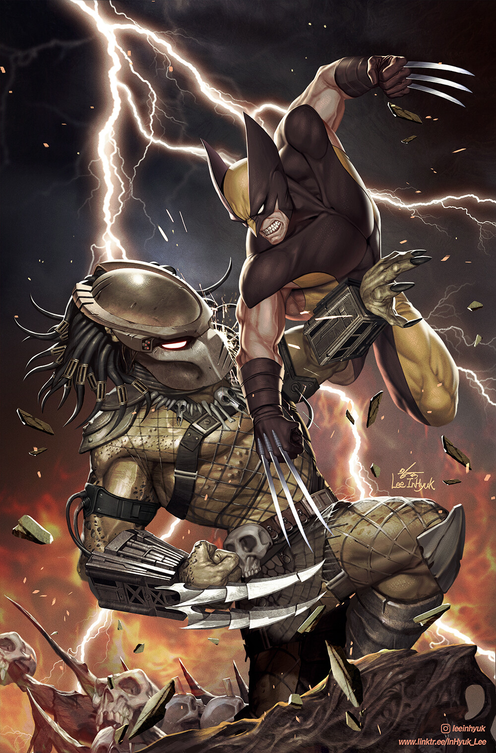Marvel: Predator vs Wolverine #1 (incentive 1:50)