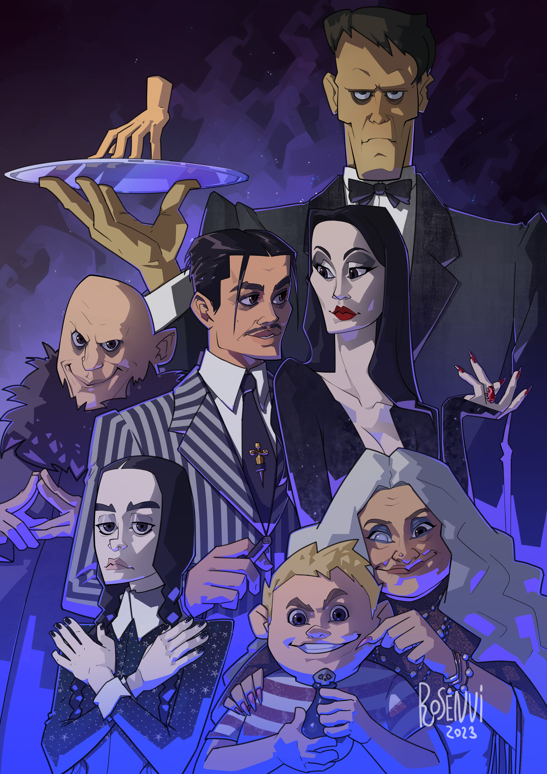 ArtStation - The Addams Family