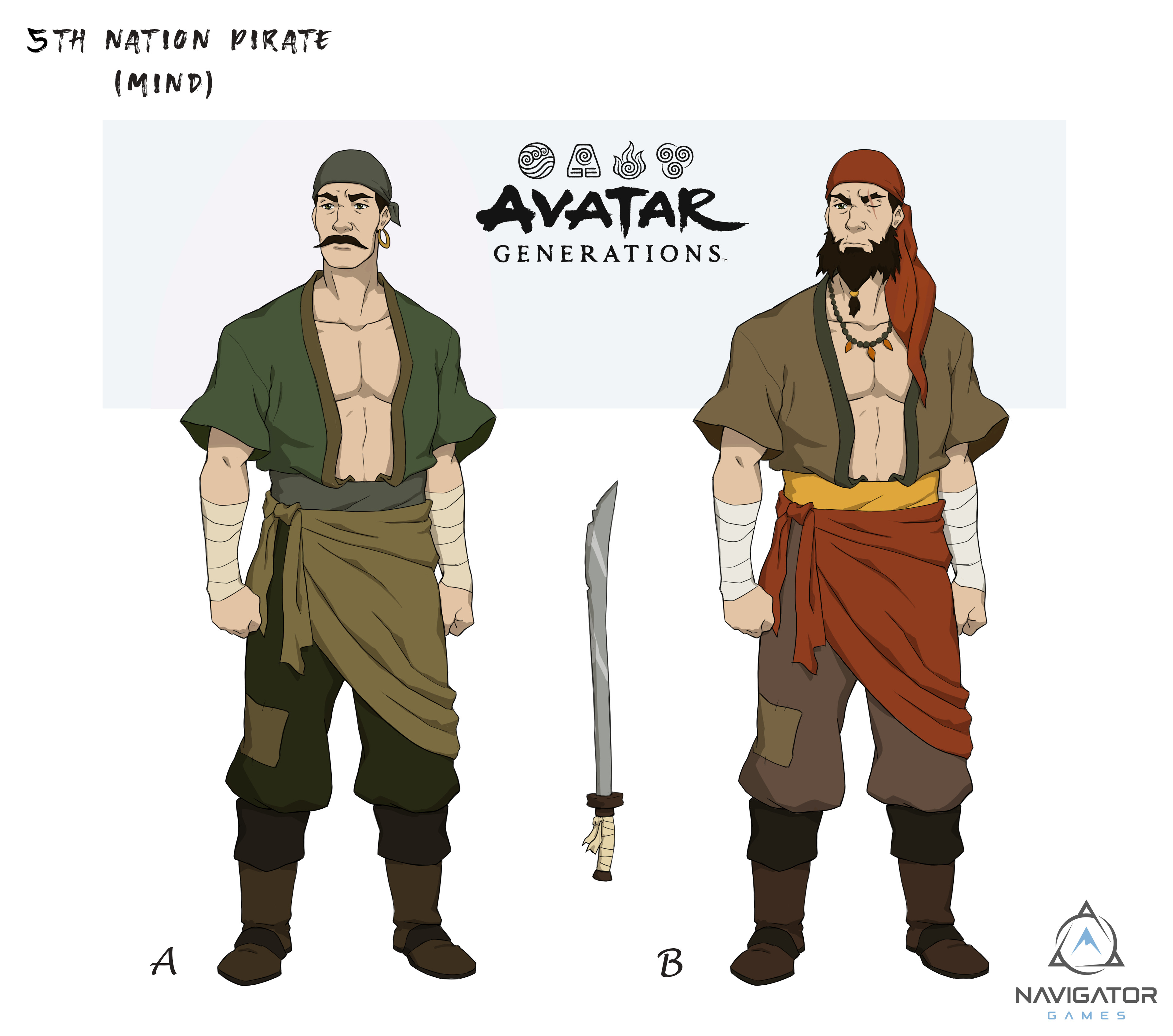 Options for a pirate character