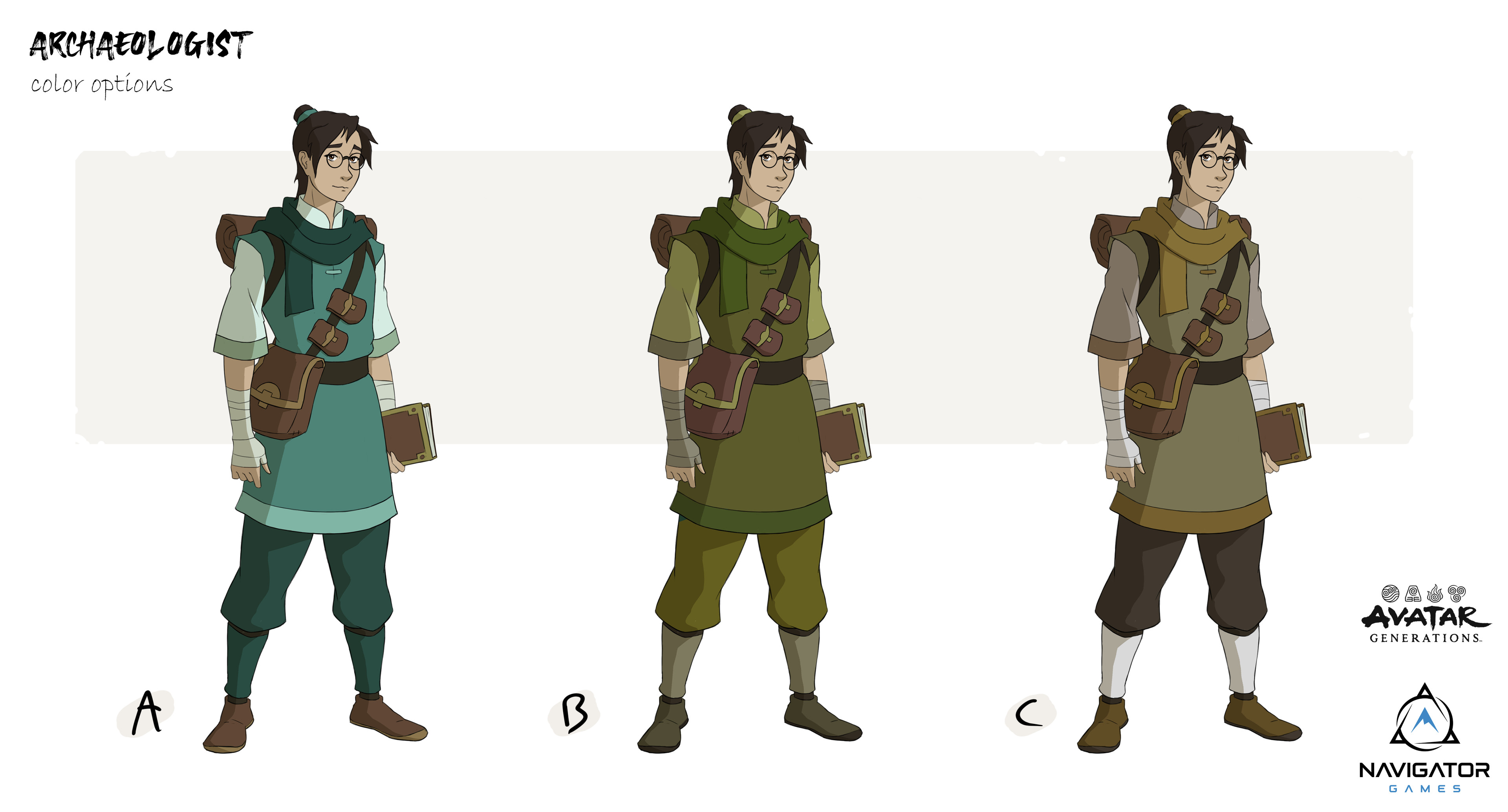 Archaeologist color options