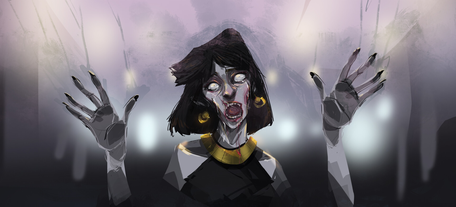ArtStation - zombie lady