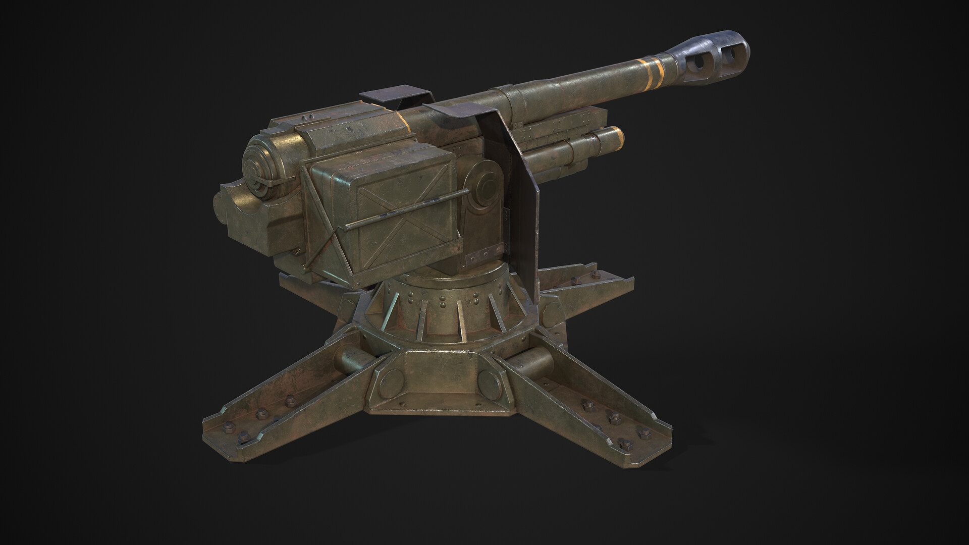 ArtStation anti tank gun