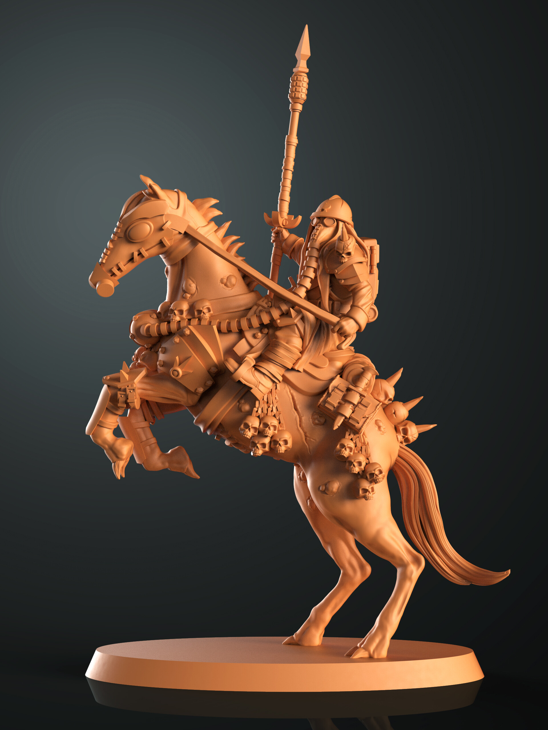 ArtStation - Plague Rider - Fallen Regiments