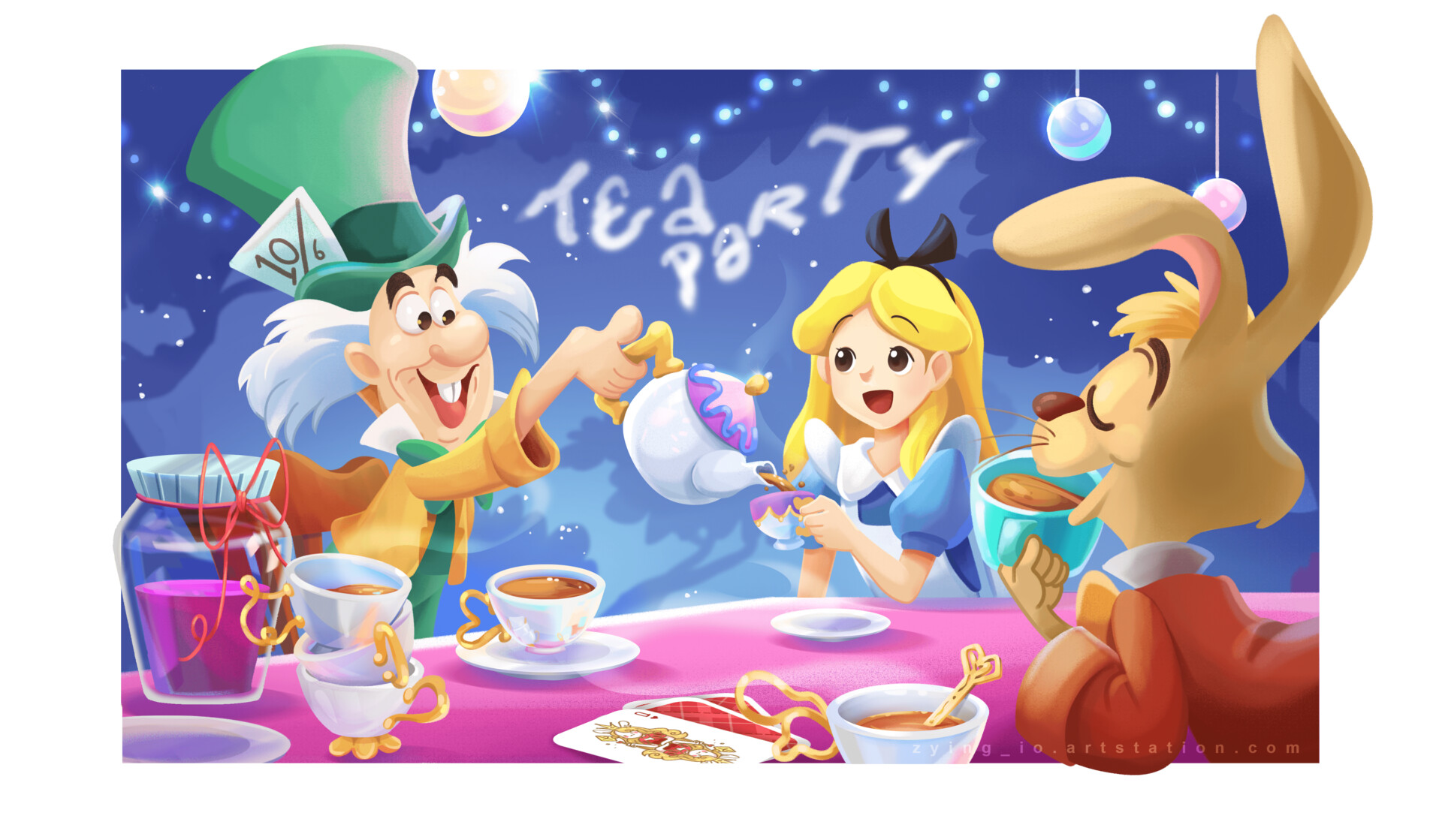 ArtStation - Alice in Wonderland Tea Party