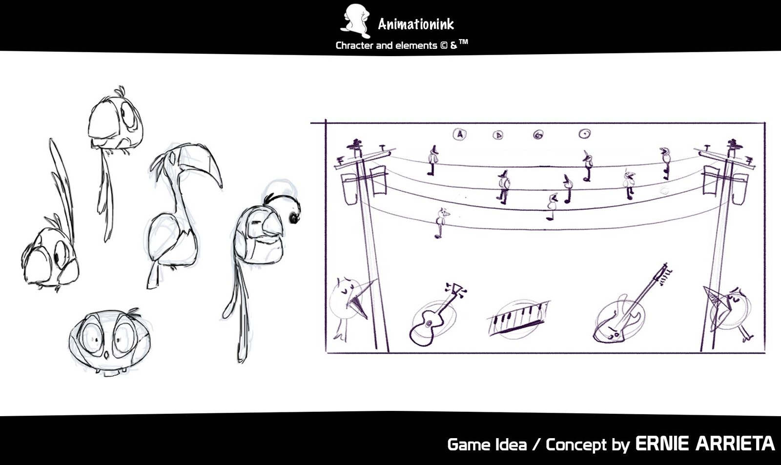 "The Birds - Musical Rhymes"
Art Directed: Ernie Arrieta // Game Designed: Ernie Arrieta // 2d Animator: Ernie Arrieta And Kressent Rhodes // UI Designer: Ernie Arrieta