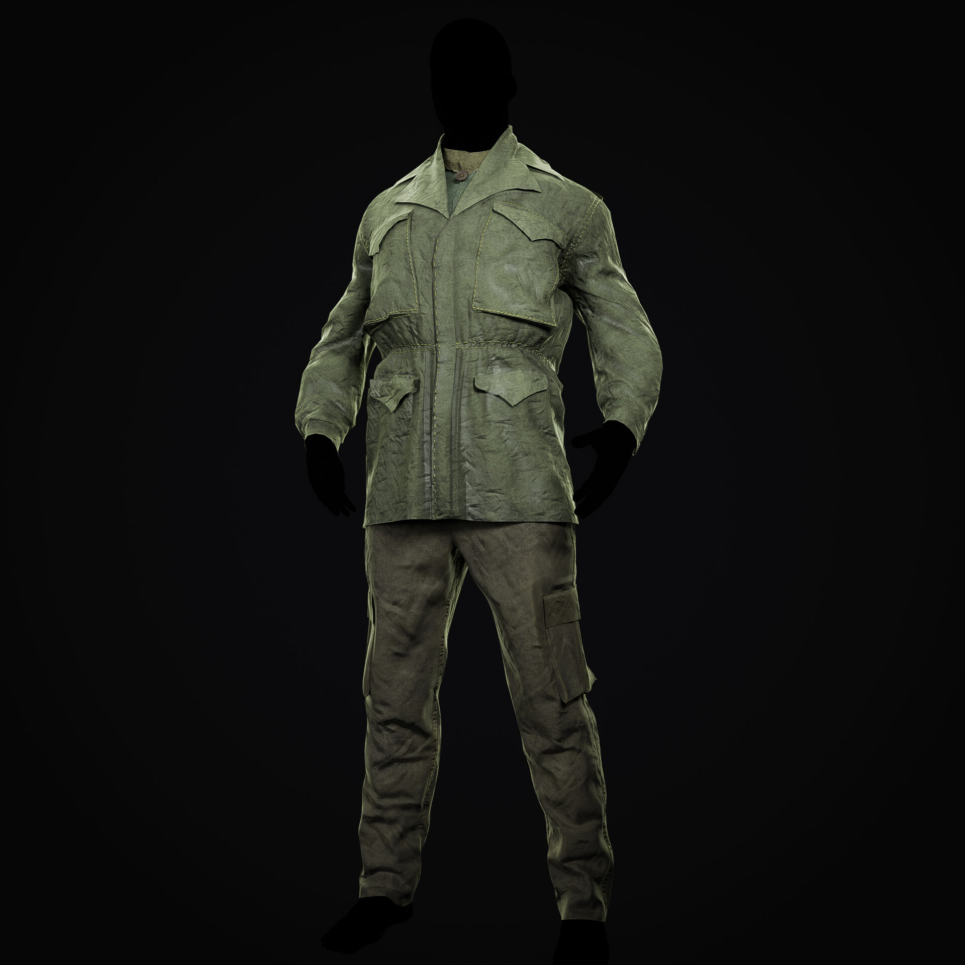 Army Jacket M65 Jacket Dayz Express Utility Jacket SMALL Camo