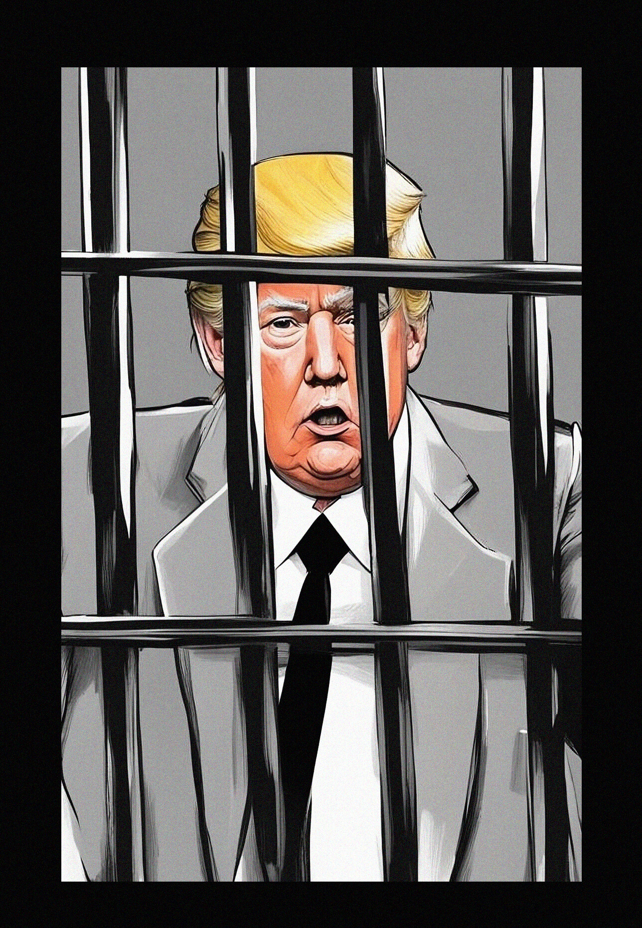 ArtStation - Trump Behind Bars 6.0