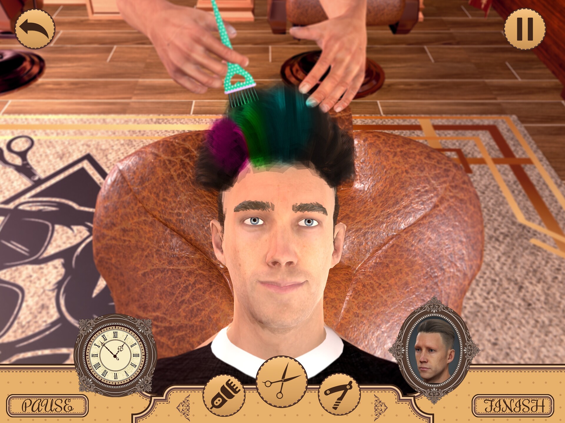 Hair Chop 3d: Barber Shop Game 