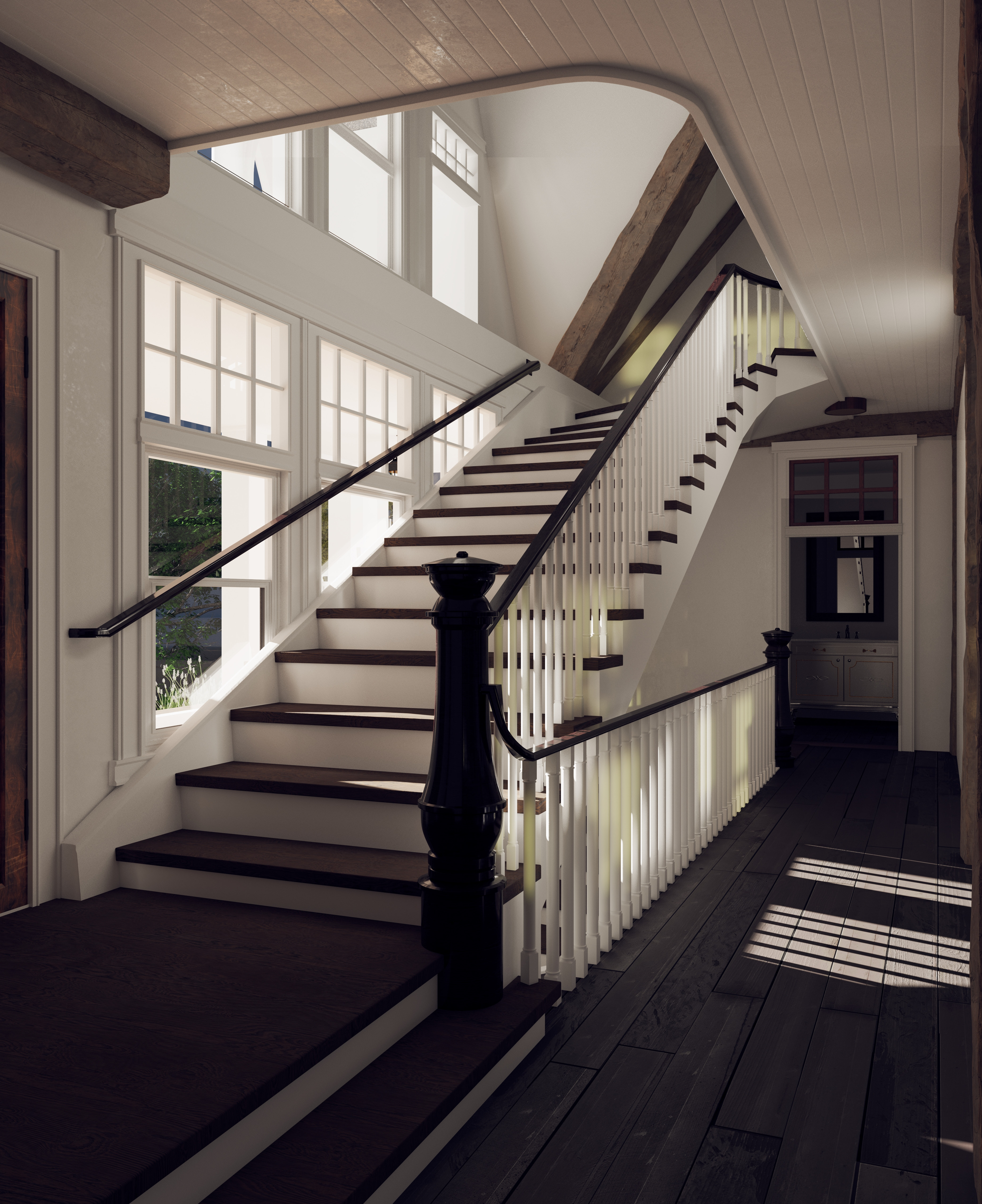 Lake House: Stairs