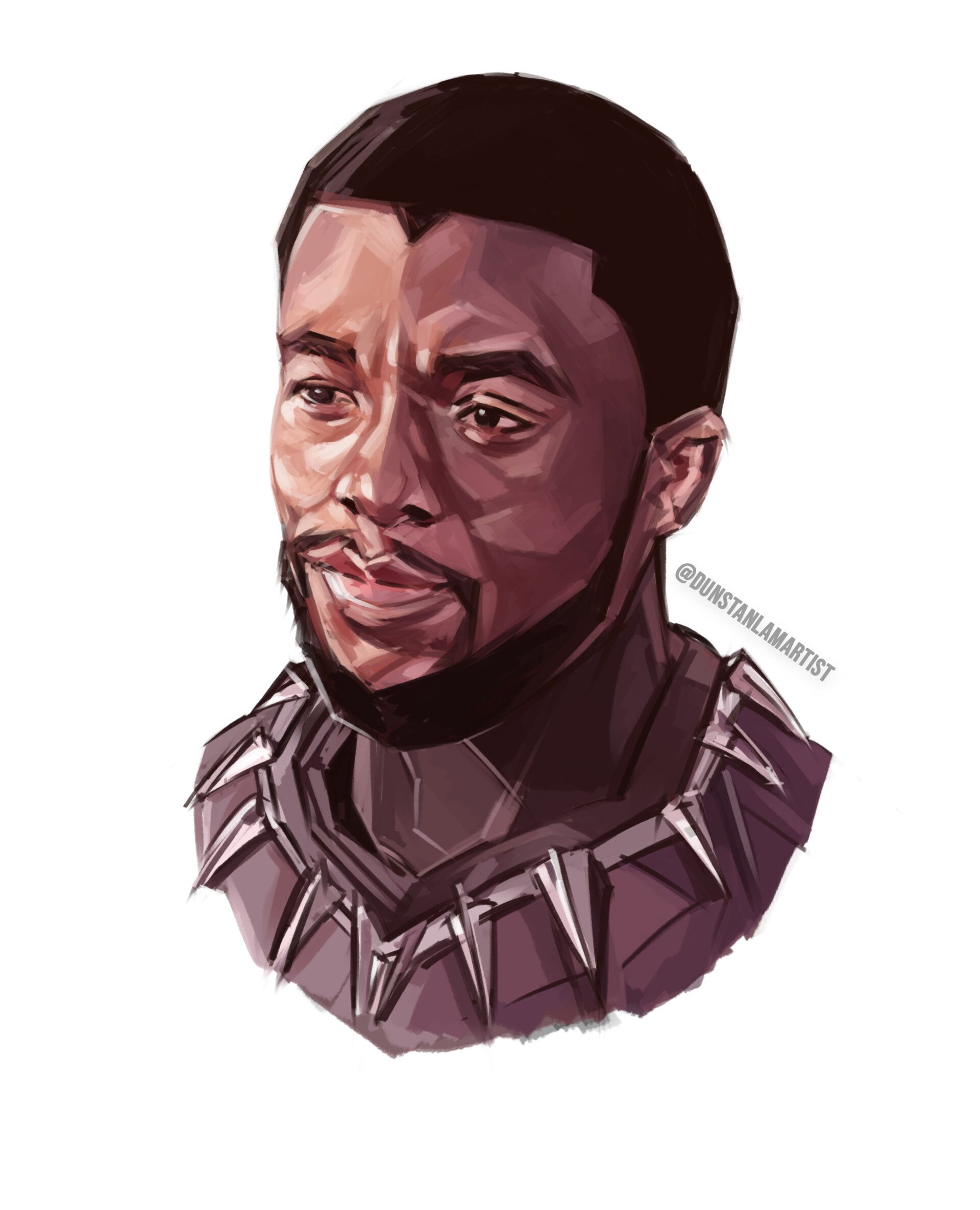 ArtStation - Chadwick Boseman Black Panther