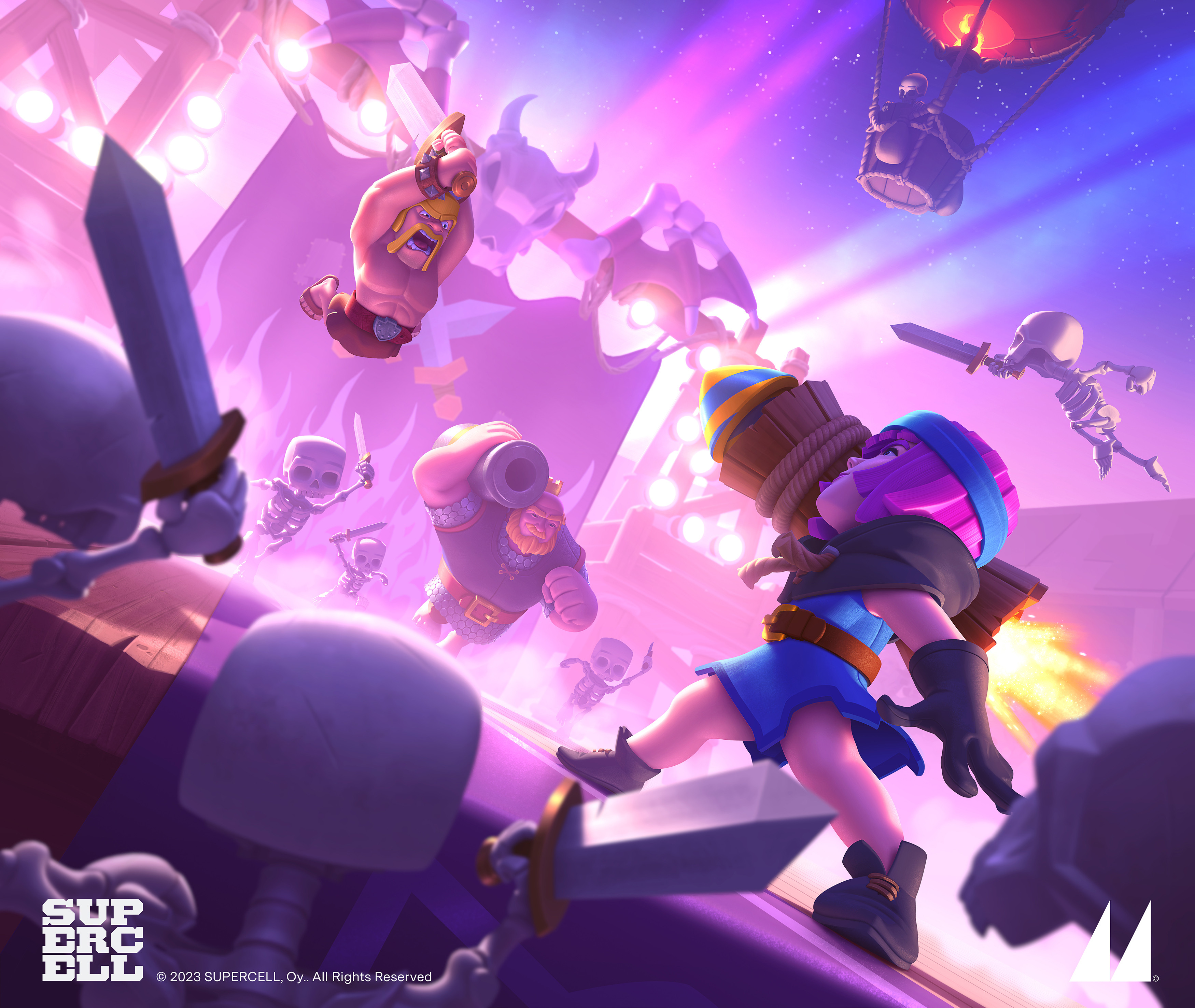 Mooncolony Rock Revolution Key Art Clash Royale Mooncolony Rock Revolution Key Art Clash Royale