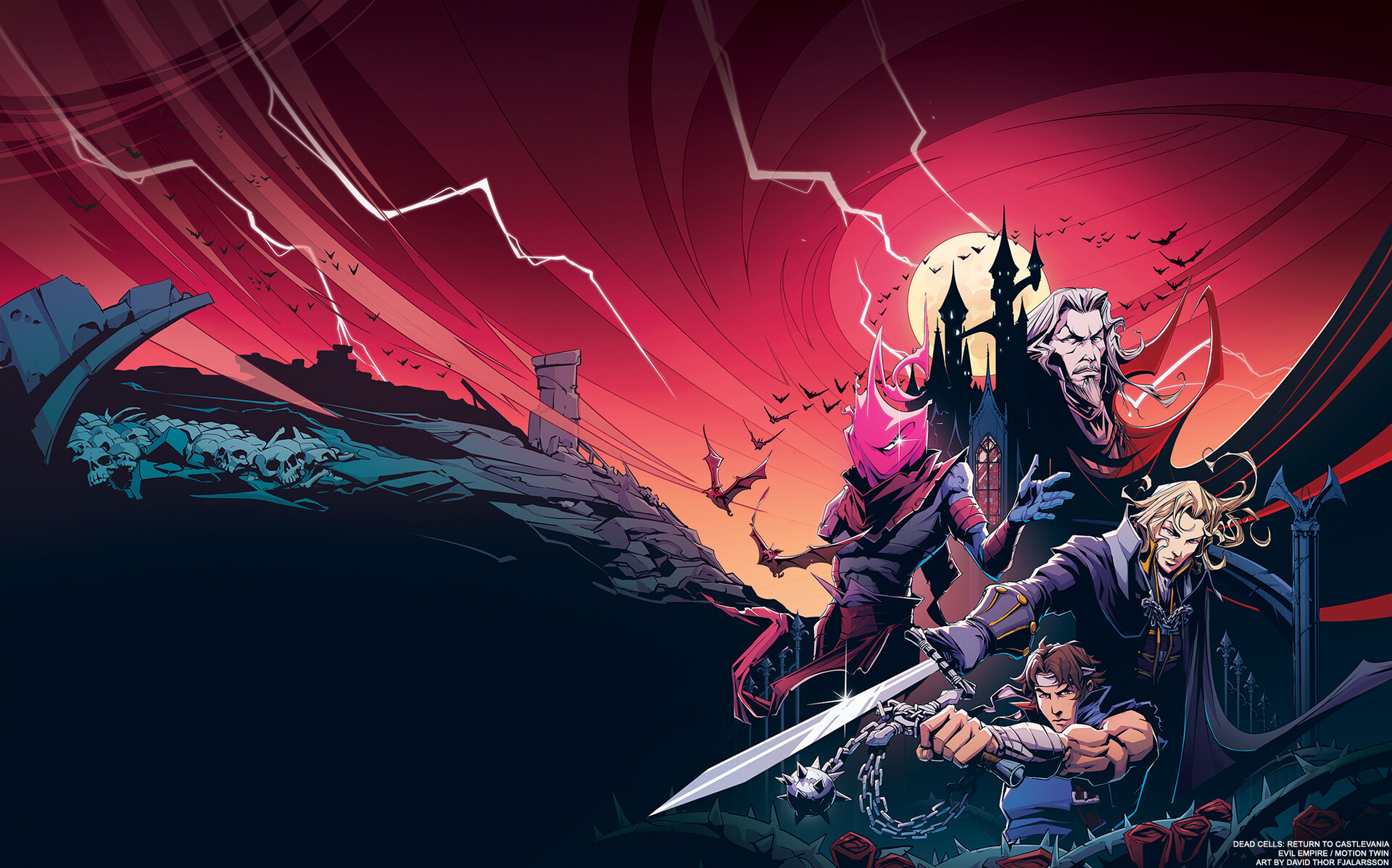 ArtStation - Dead Cells: Return to Casltevania Collectors Cover Art