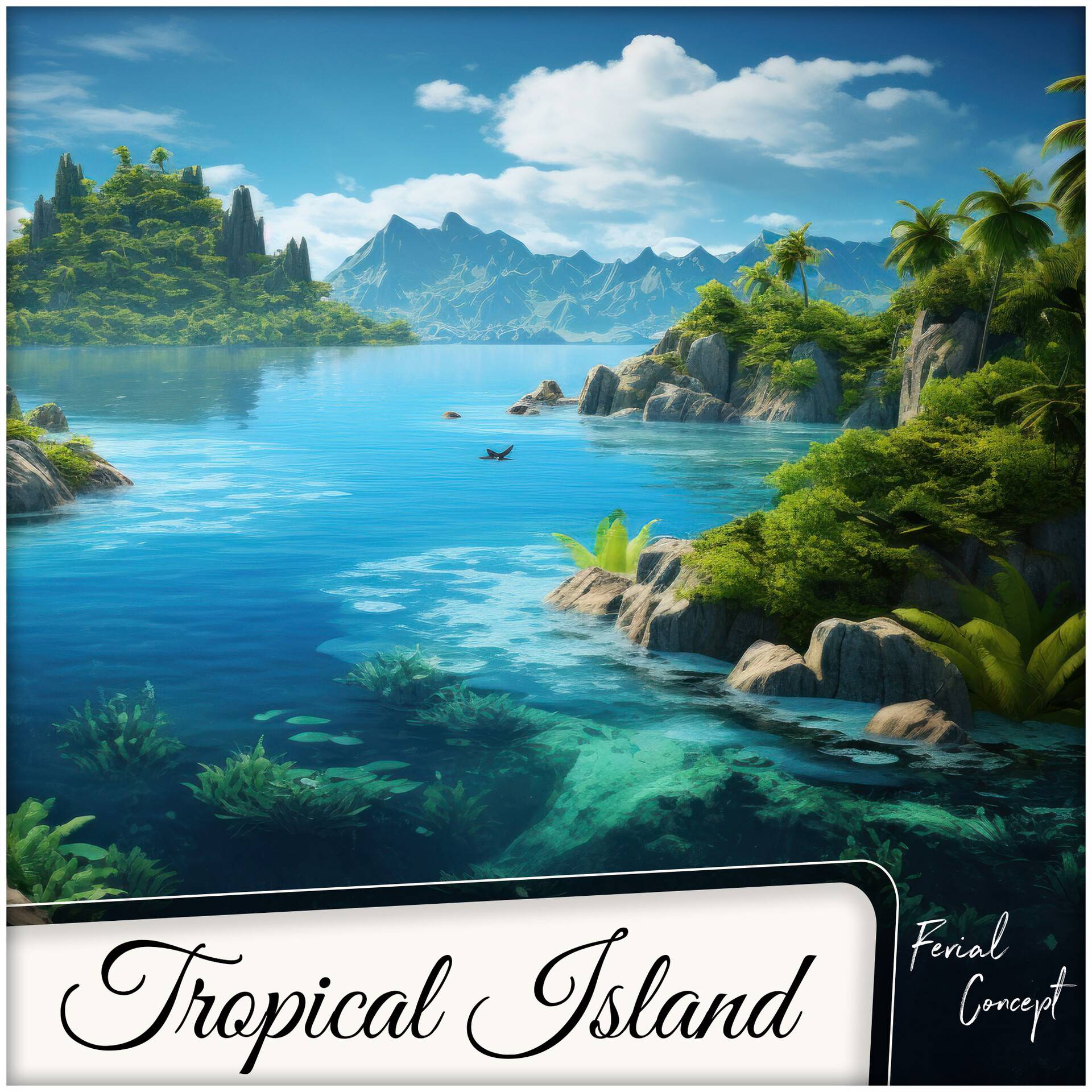 ArtStation 🔹250 Tropical Island Environment Concept Reference Image