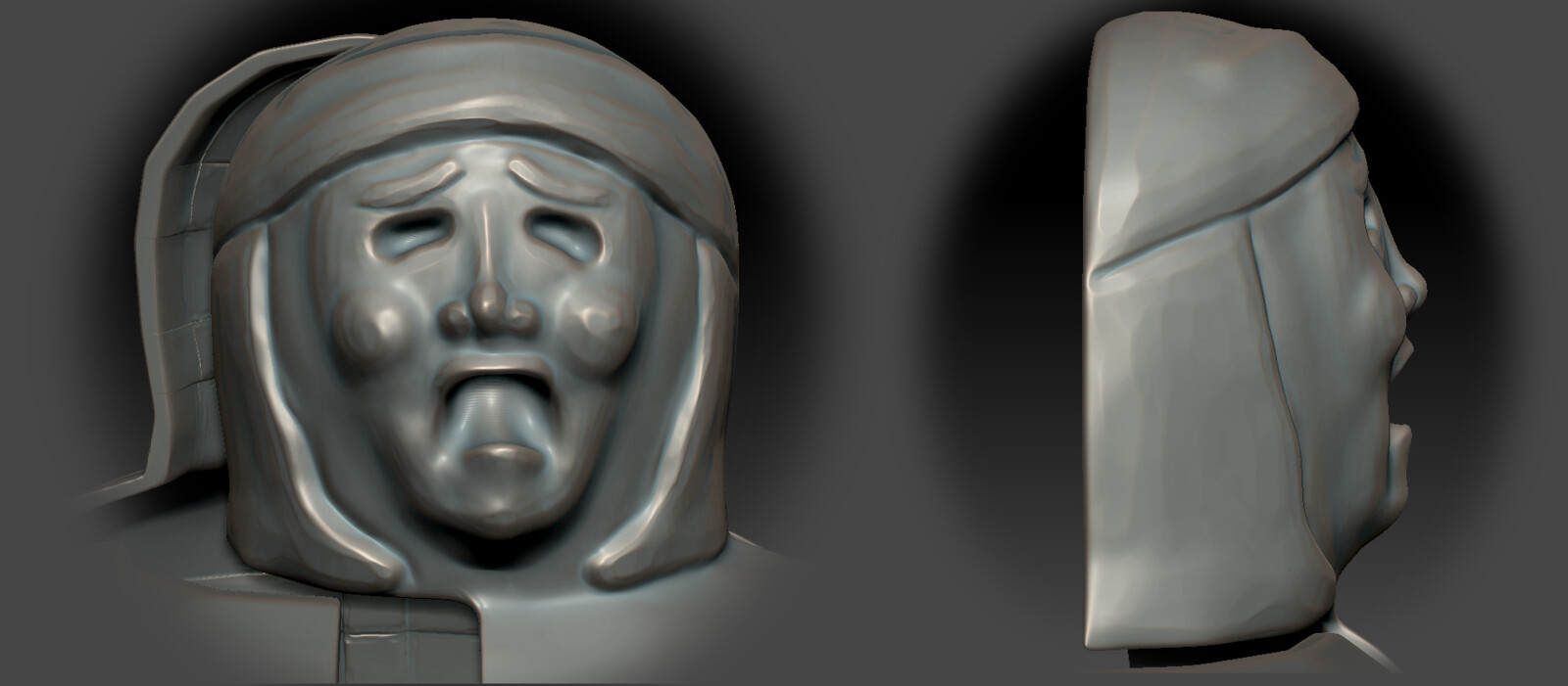 Hi poly details for the Iron Maiden, in Zbrush