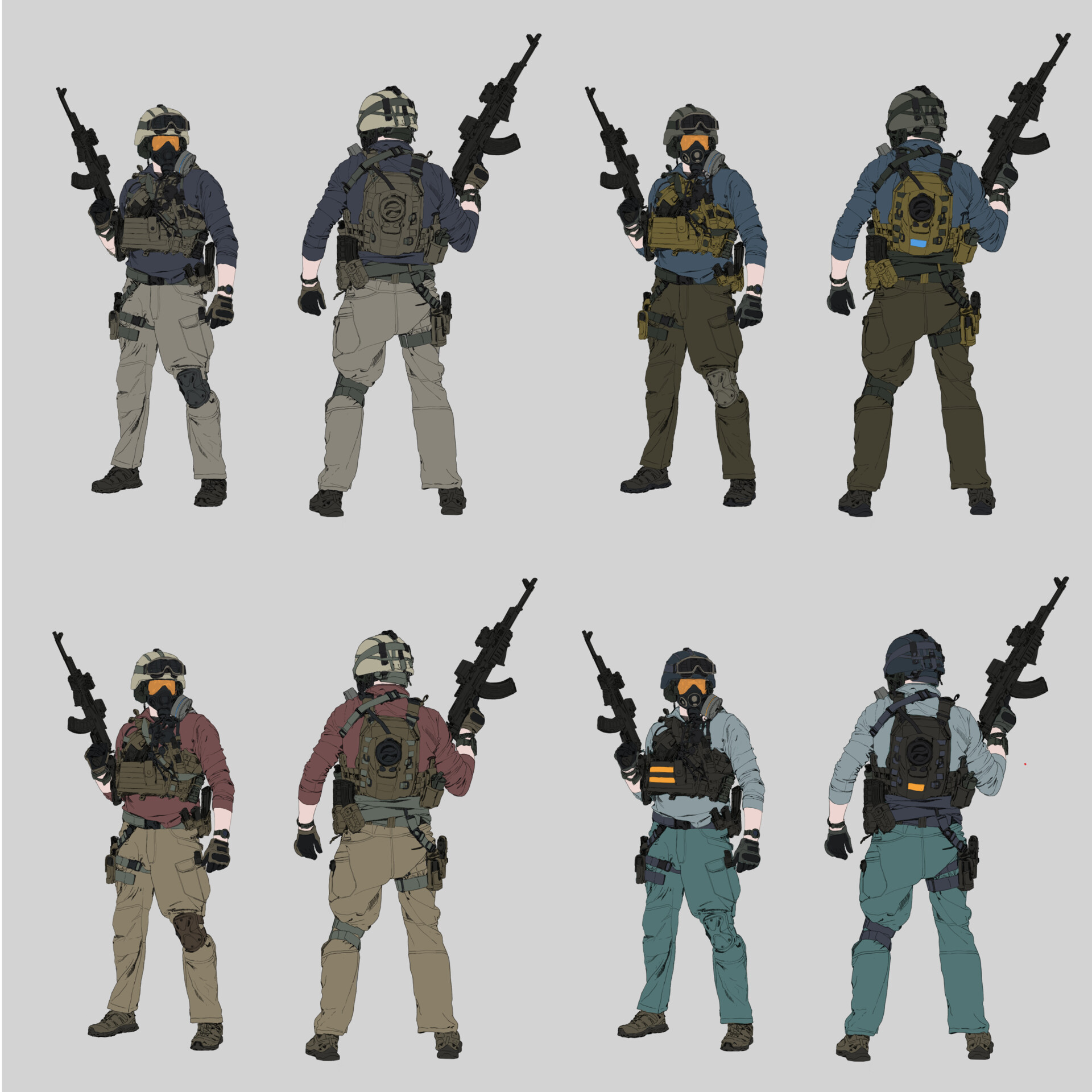 ArtStation - Military Soldier Designs