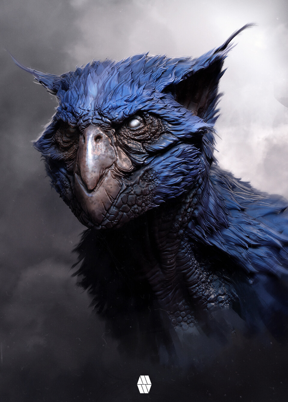 A Monster Emerges - 'Bird-Man Bust' Concept