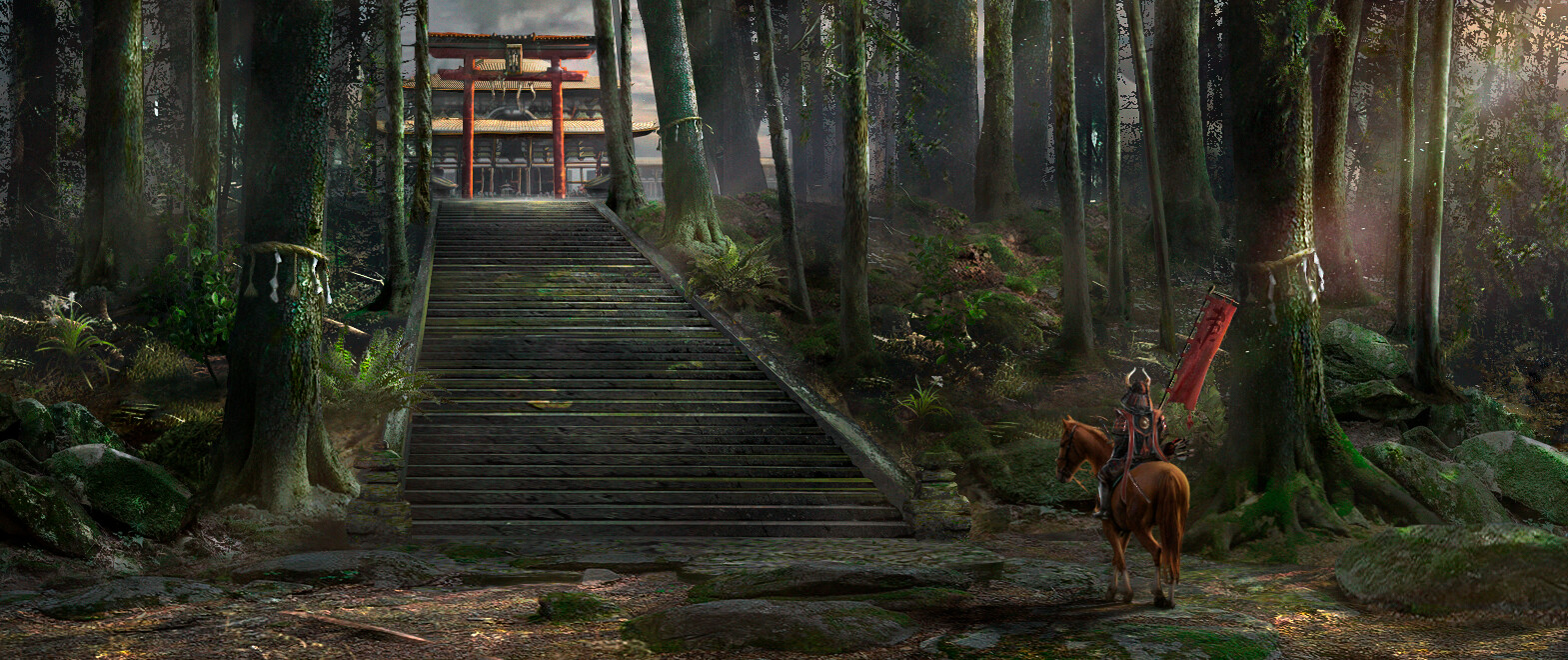 Artstation Samurai Temple 1391