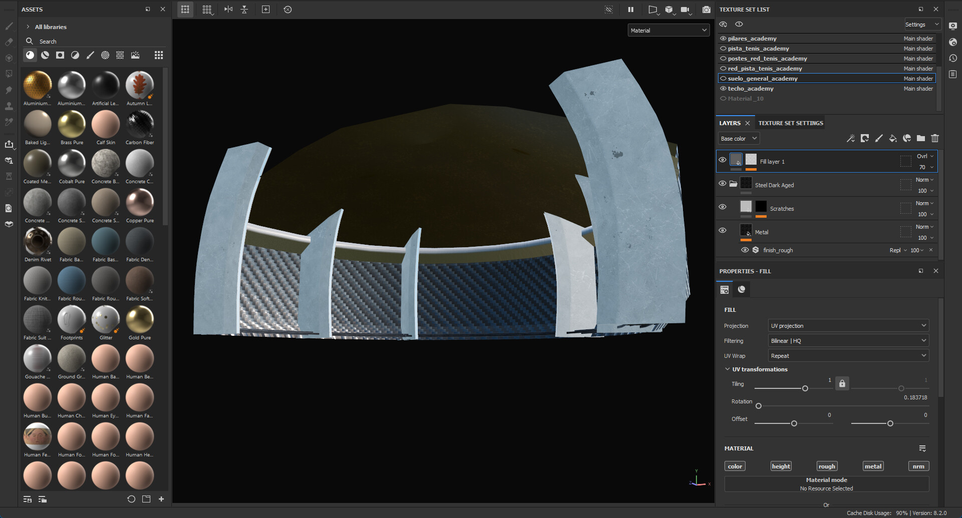Jose Sendra Scifi Garaje for a VR Racing Game