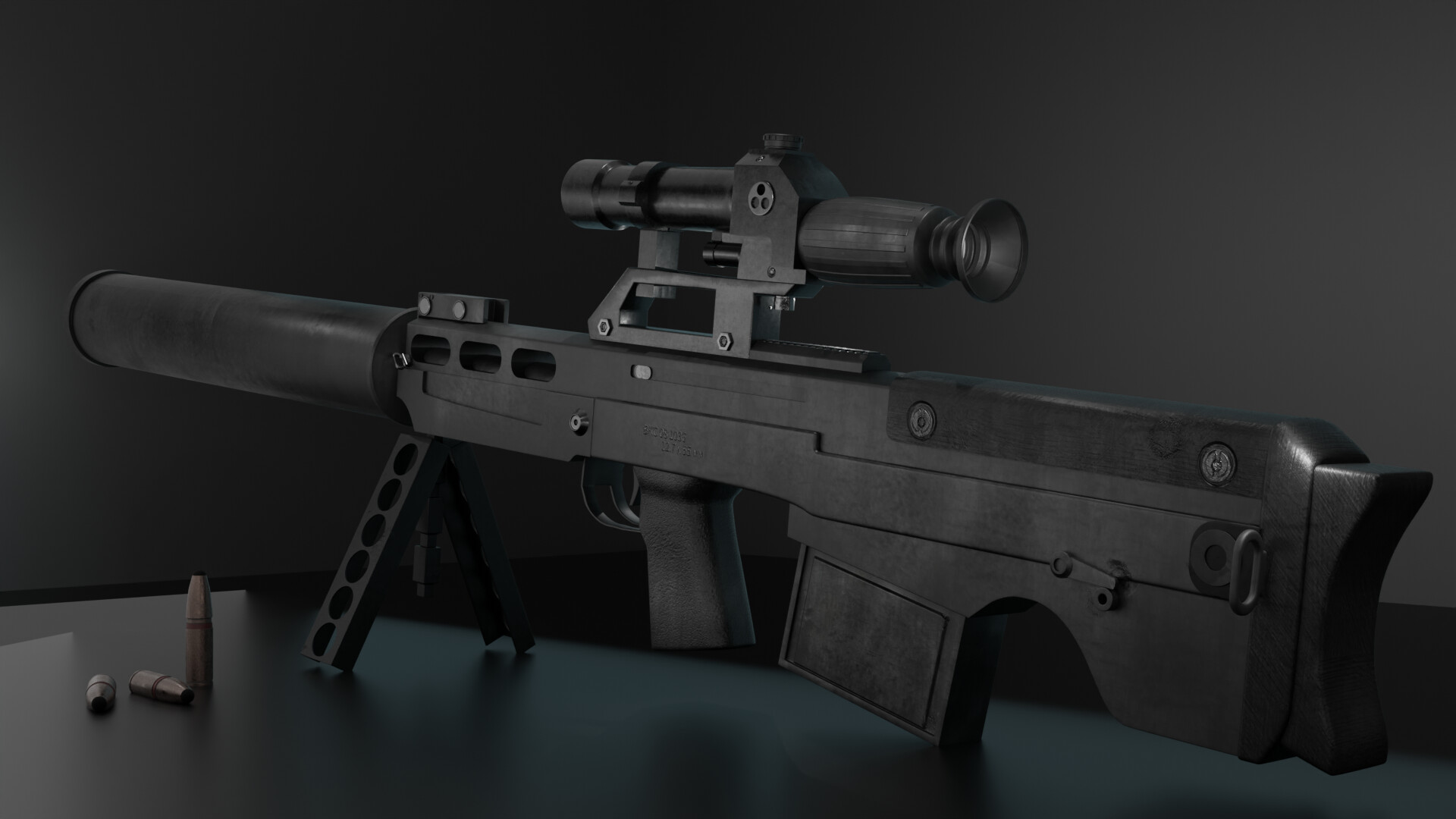 ArtStation - VSSK "Vyxlop" // ВССК "Выхлоп"