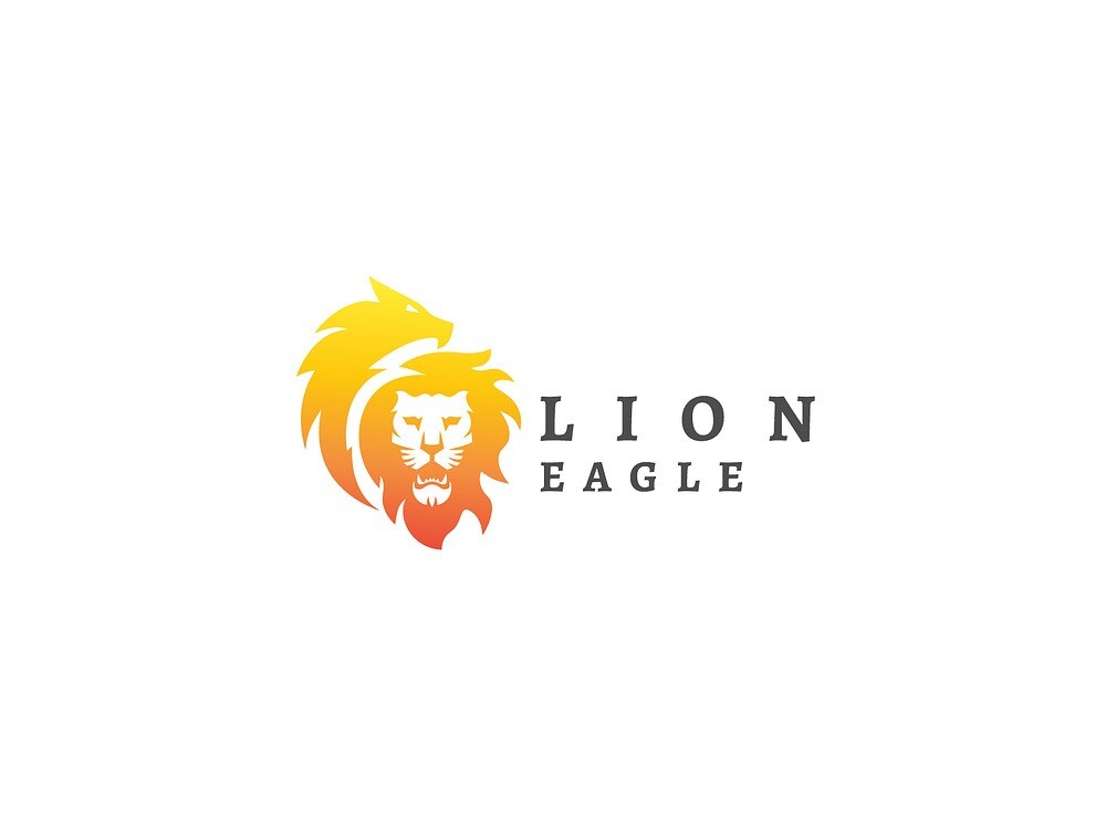 ArtStation - Lion Eagle Logo For Sale