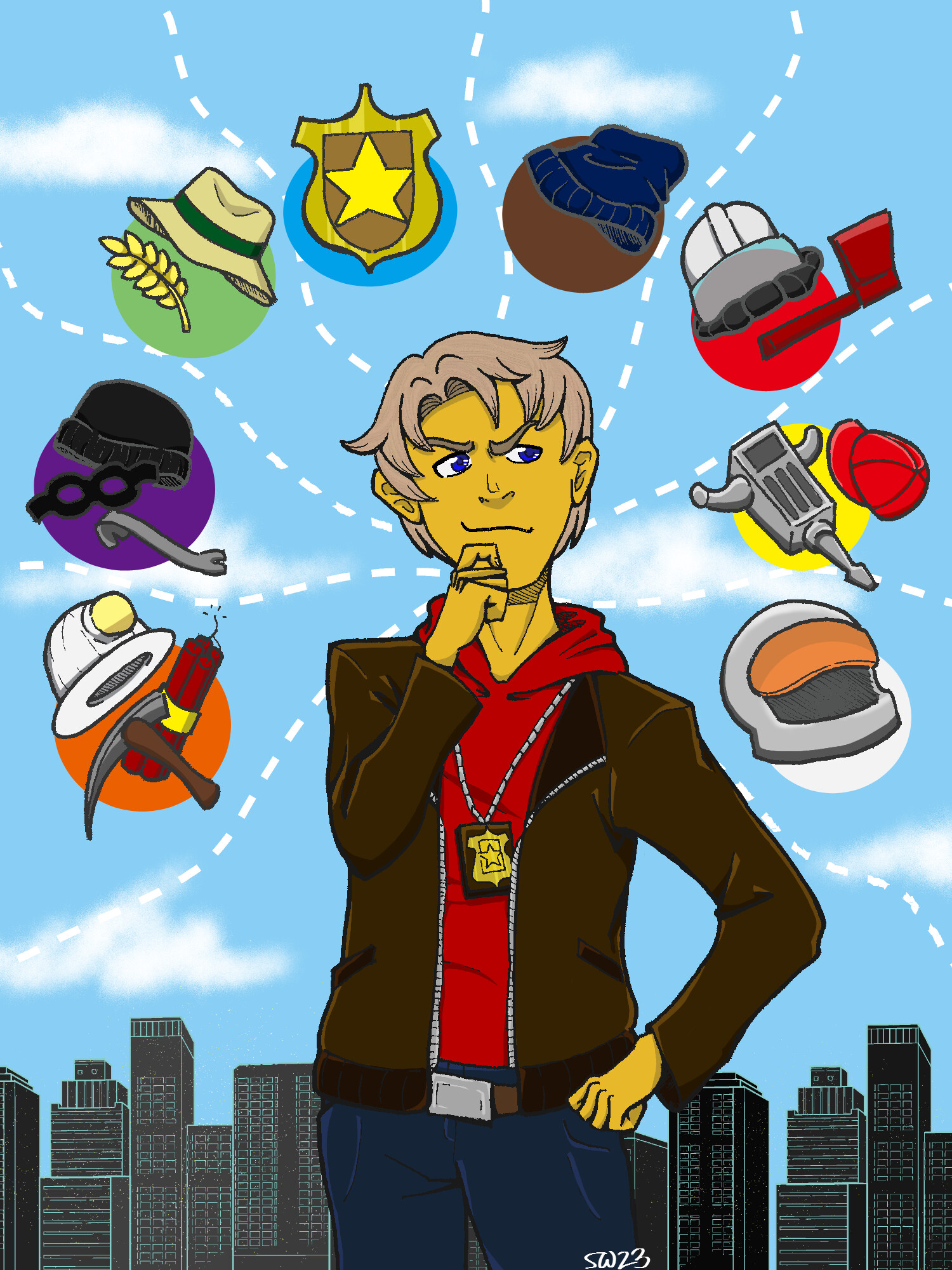 ArtStation Works included in zines