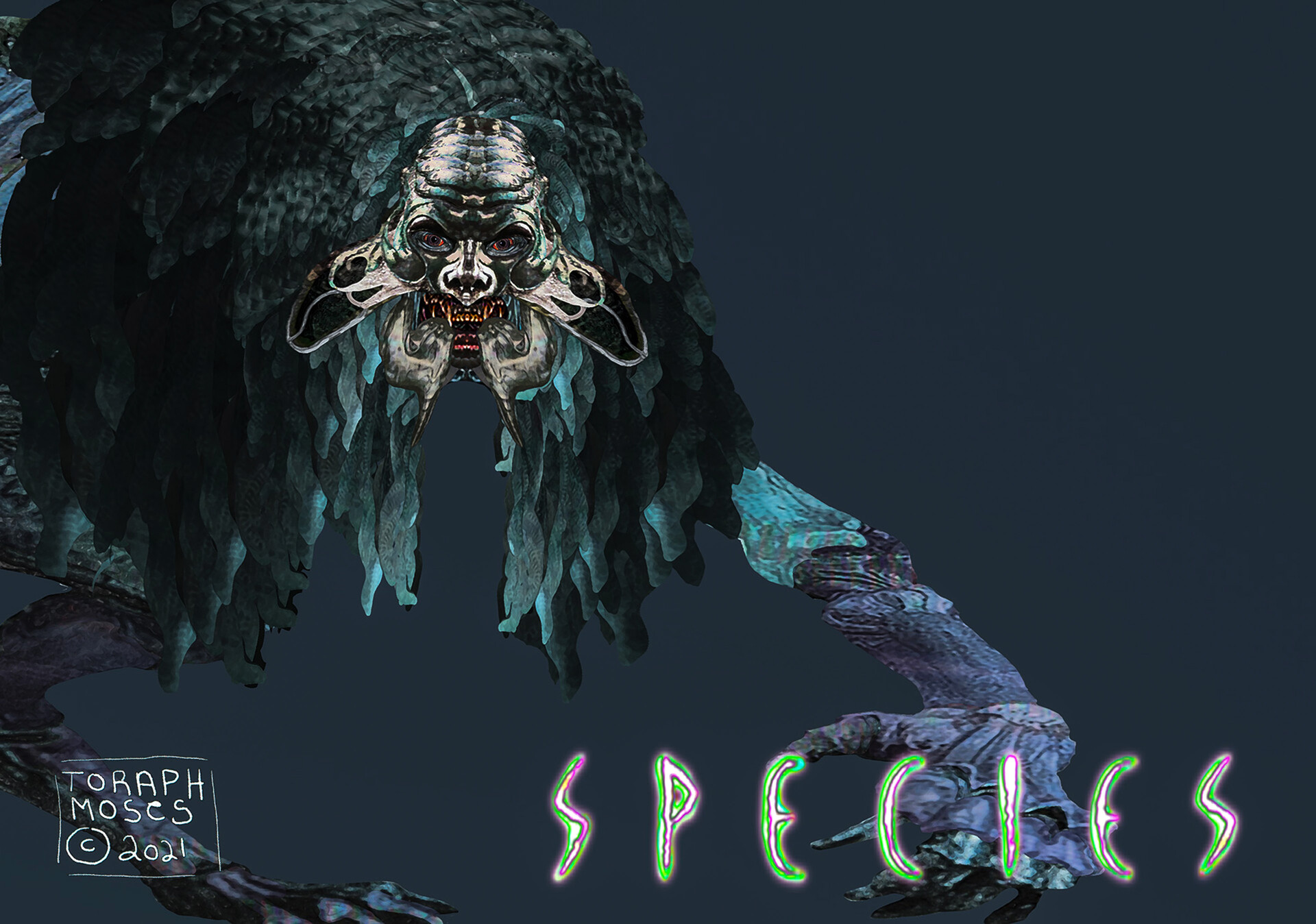 ArtStation - Species II, Fan Art, Patrick Creature, 7 24 21