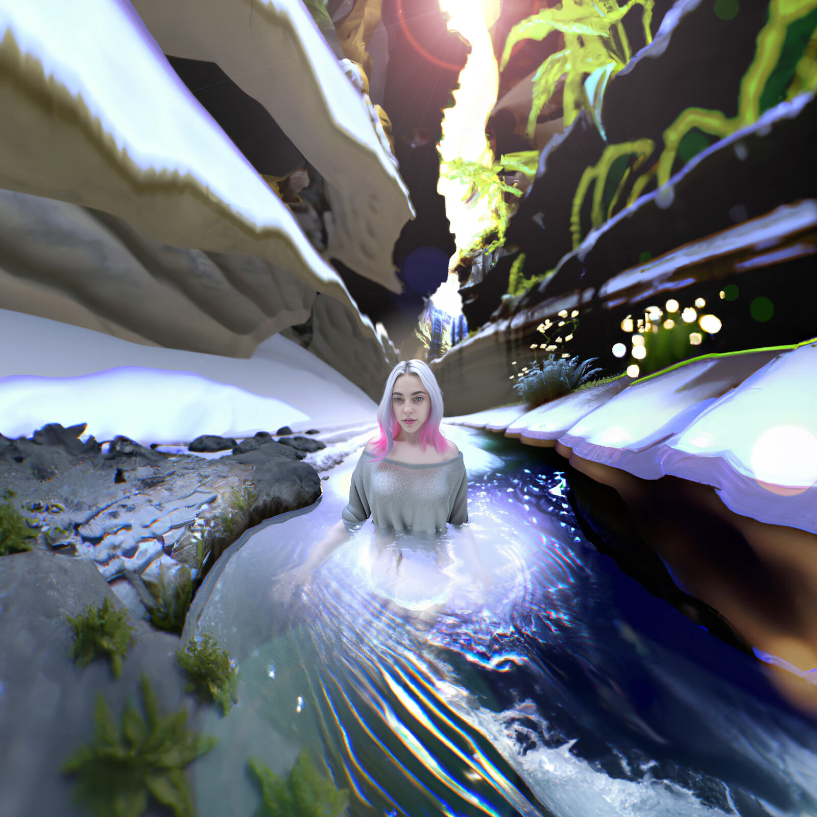Early snapshot of the lengthy struggle to complete, from back when I used only DALL-E 2, GFPGAN, &amp; PhotoShop. DALL-E had begun to fail miserably at photorealism, prompting many experiments w/ Stable Diffusion/ControlNet &amp; Generative Fill.