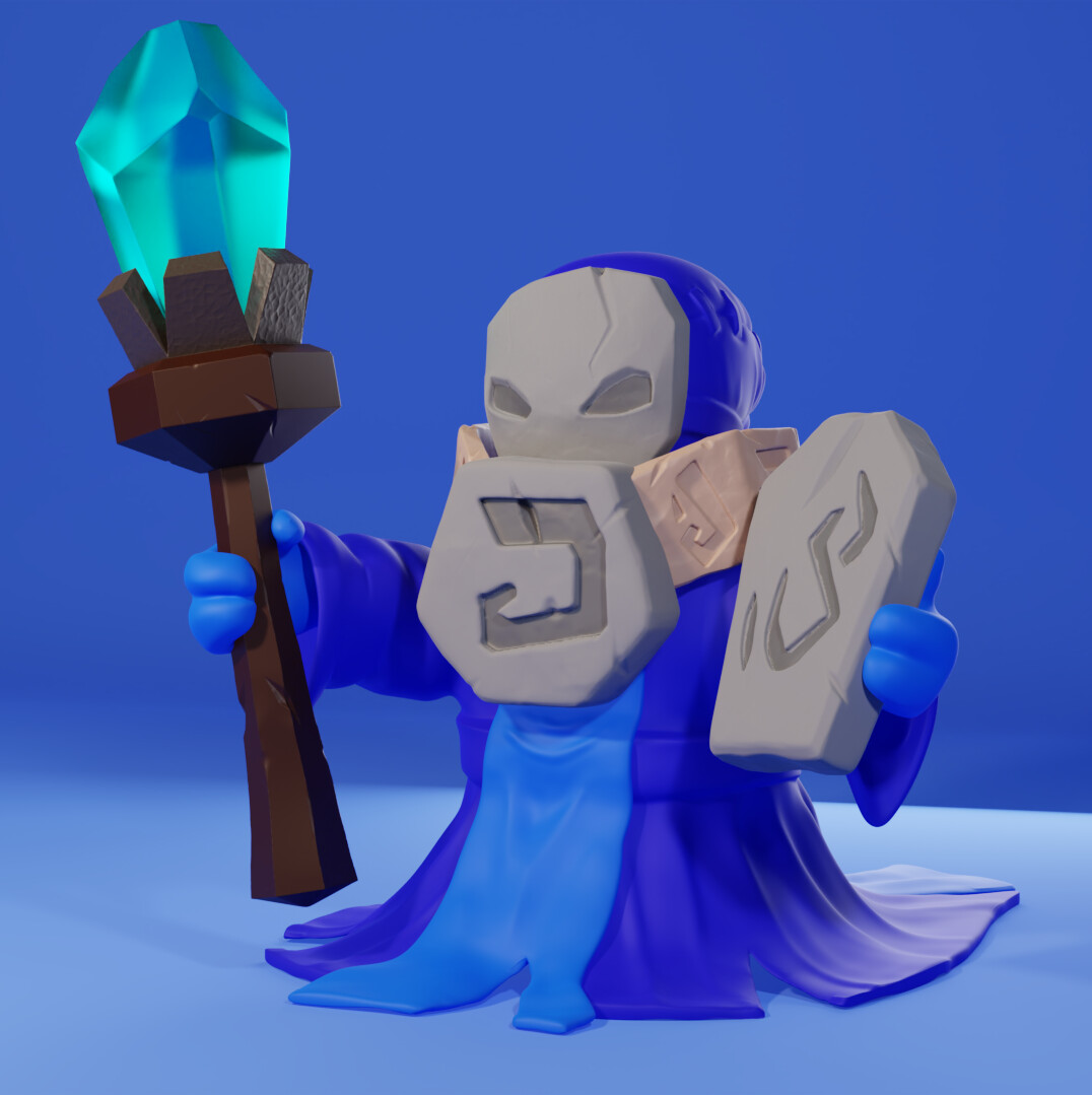 Blue Caster Minion