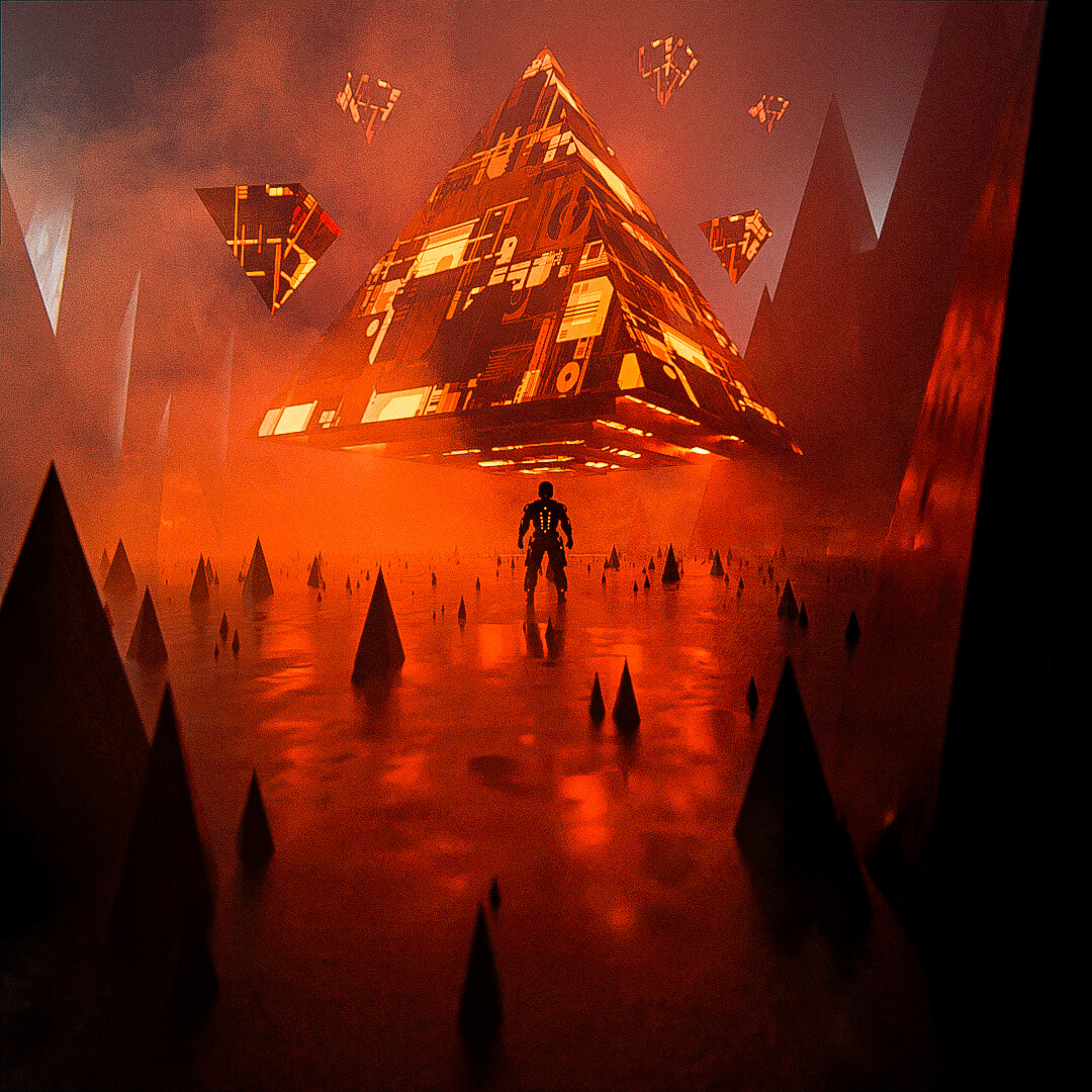 ArtStation Red Pyramid 🔥