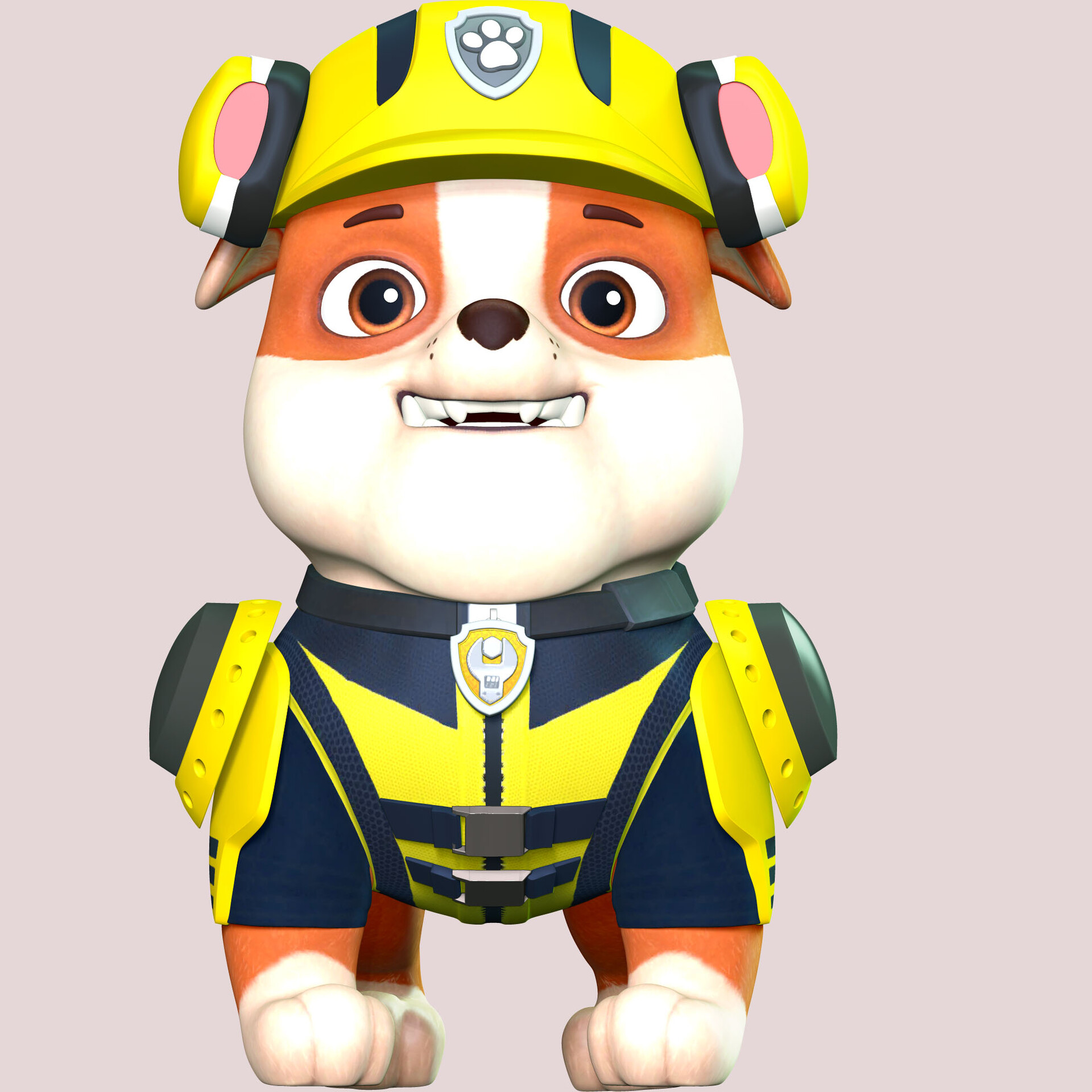 ArtStation - Rubble - PAW Patrol The Movie