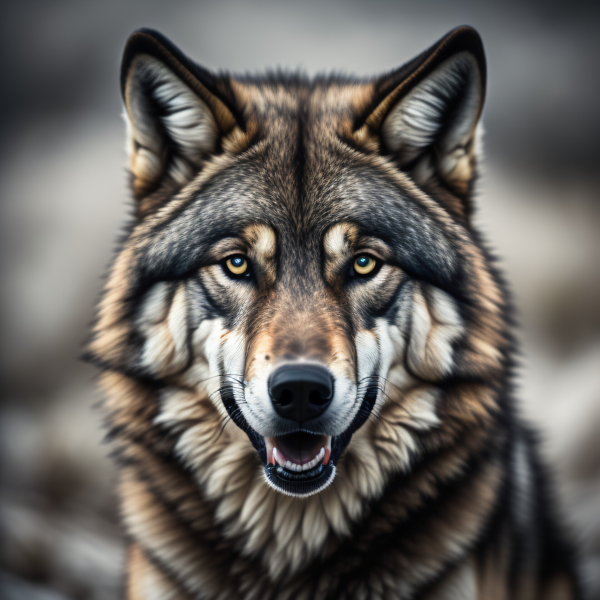 ArtStation - Gray wolf