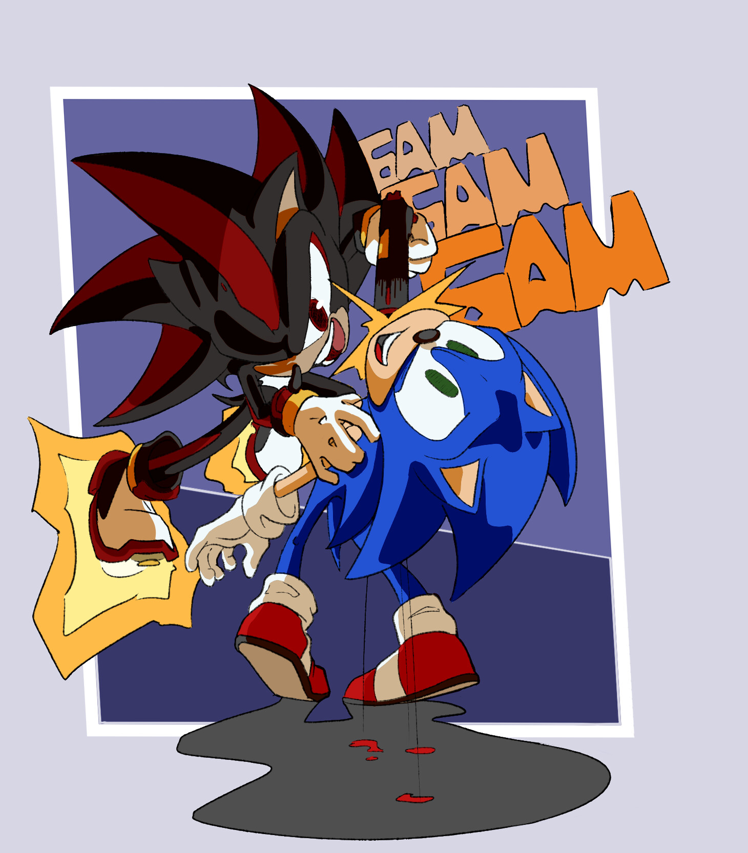 ArtStation - Sonic and Shadow the Hedgehogs - 'Sonic Channel' Art
