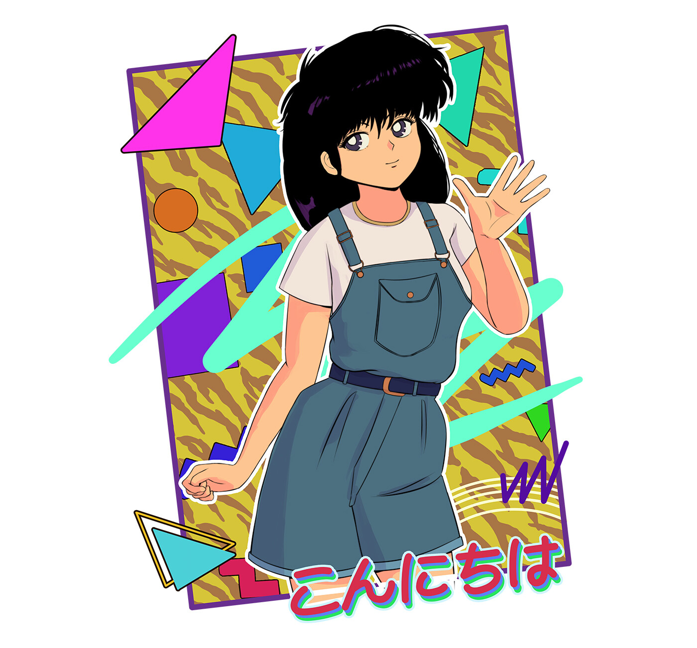 20 Random Old Style Showa Anime Manga Girl Sticker Pack / - Etsy
