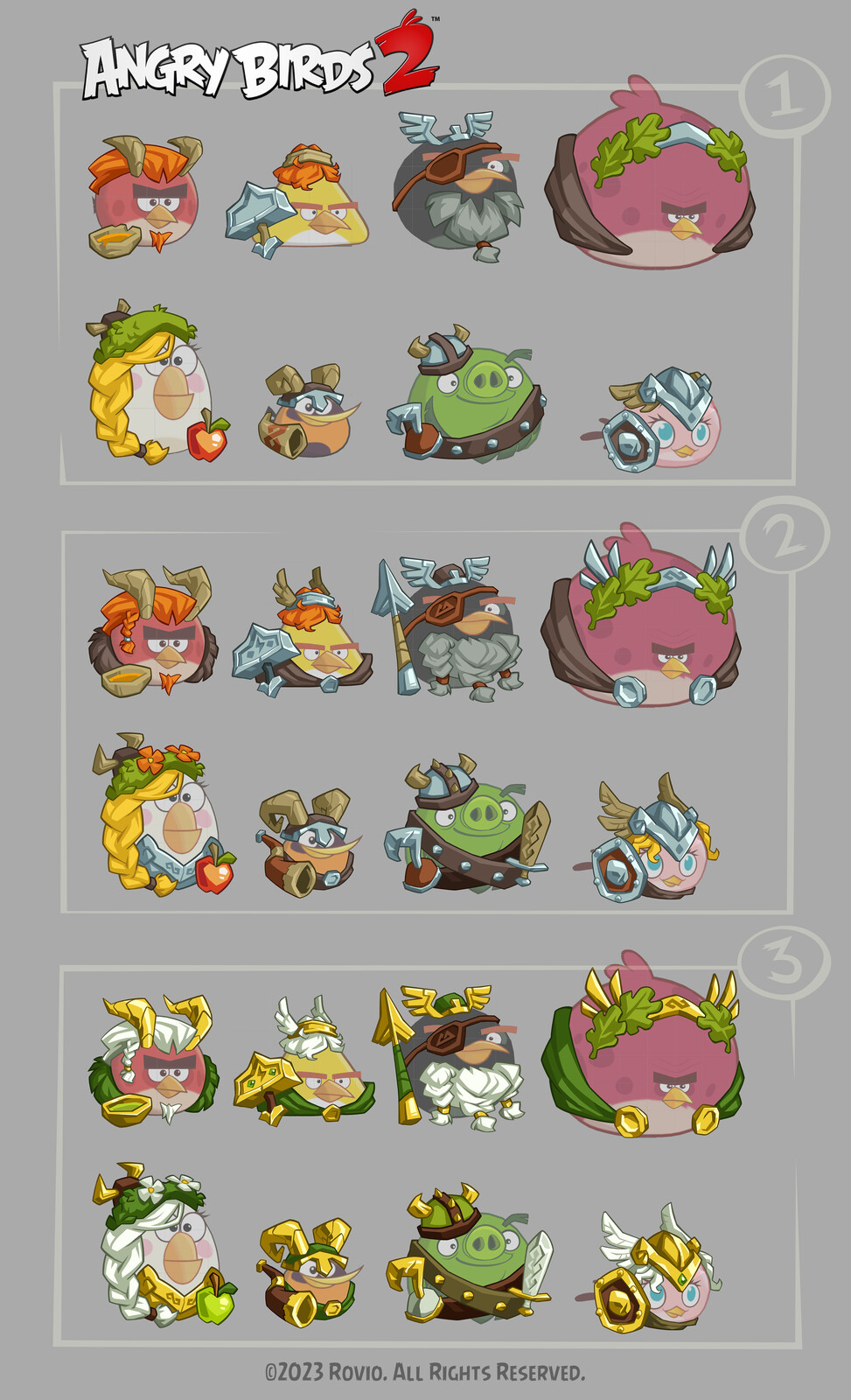 These were taken from sketch to finished assets by me, (with feedback from the team of course)