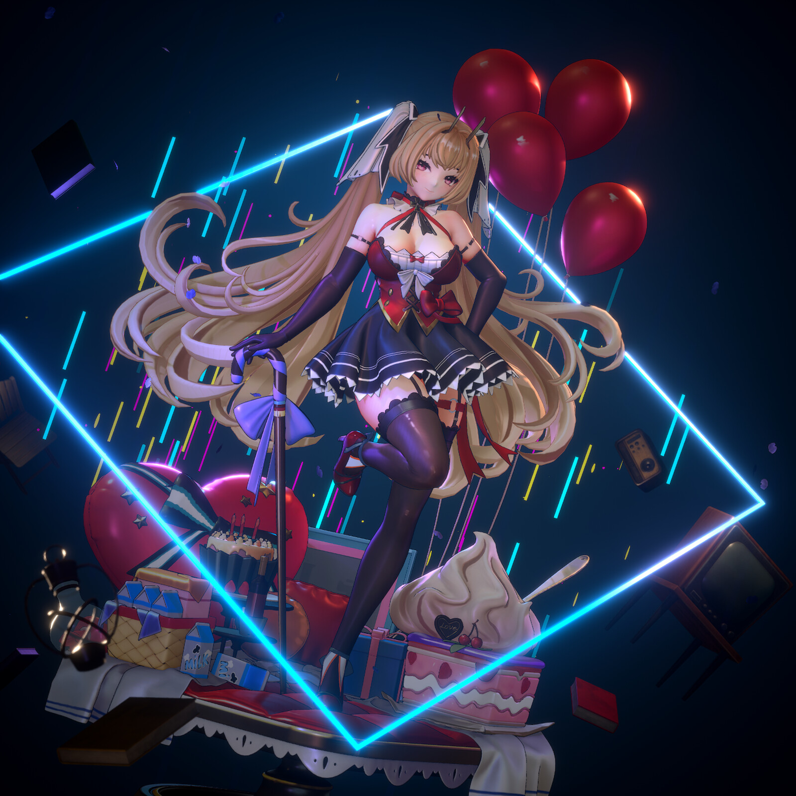高璐-3d二次元日漫班-Student work白模
