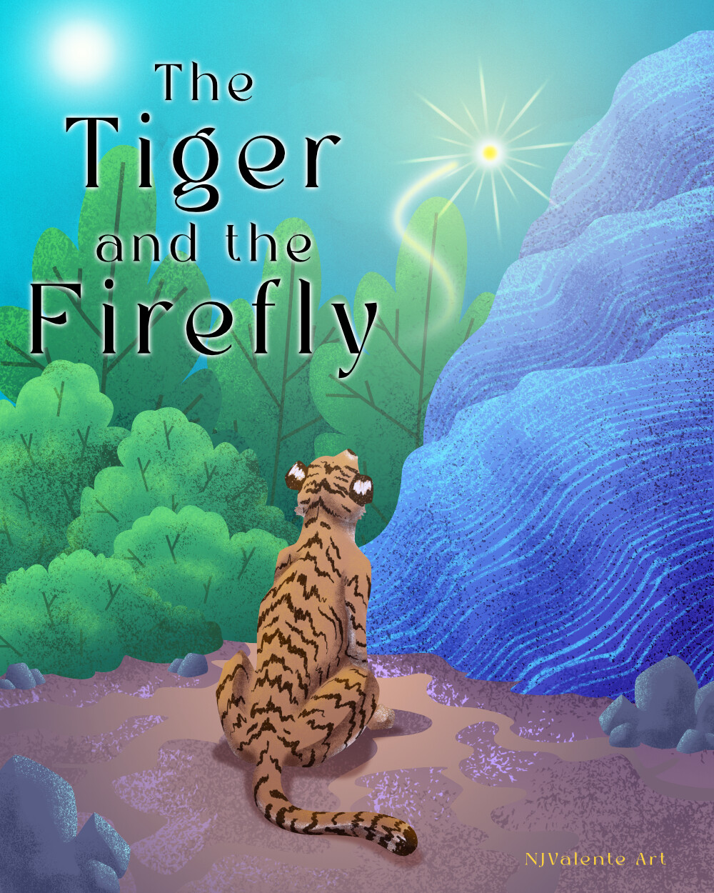 The Tiger and the Firefly book cover design