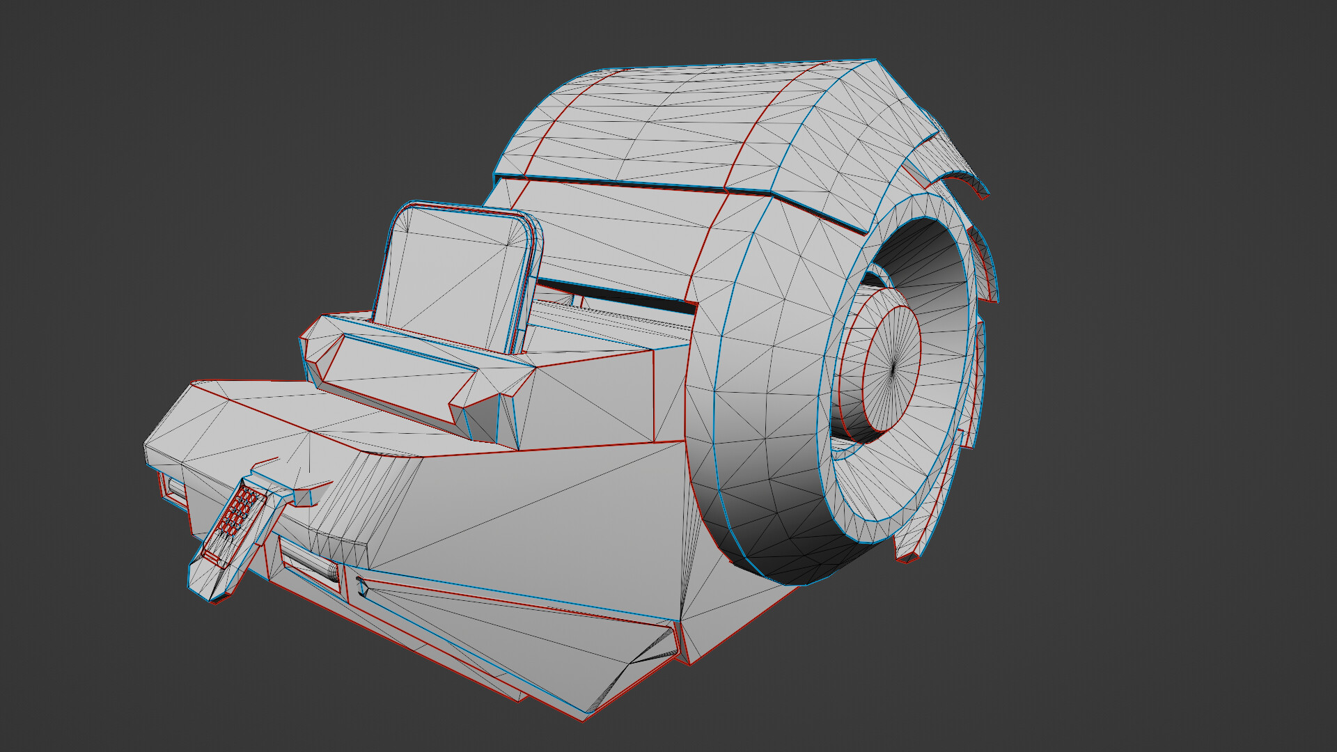 Dilan Hard Surface Game Asset SciFi Server