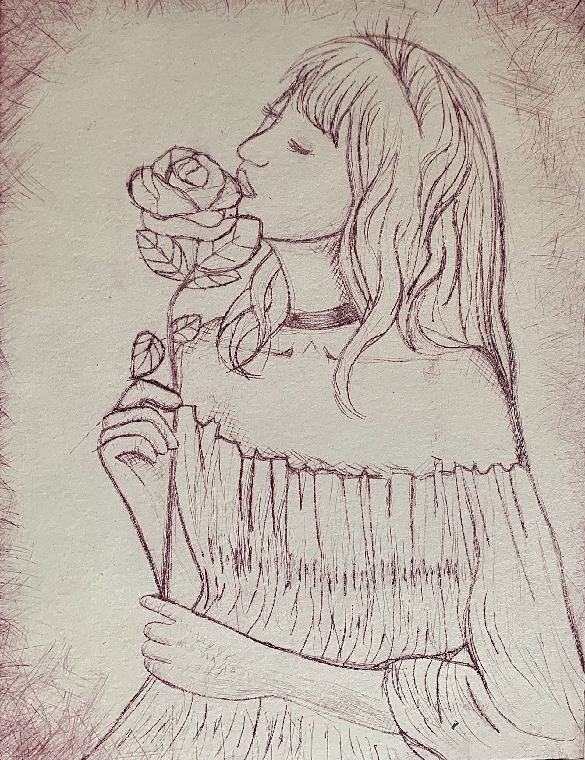 ArtStation - The Rose - Etching