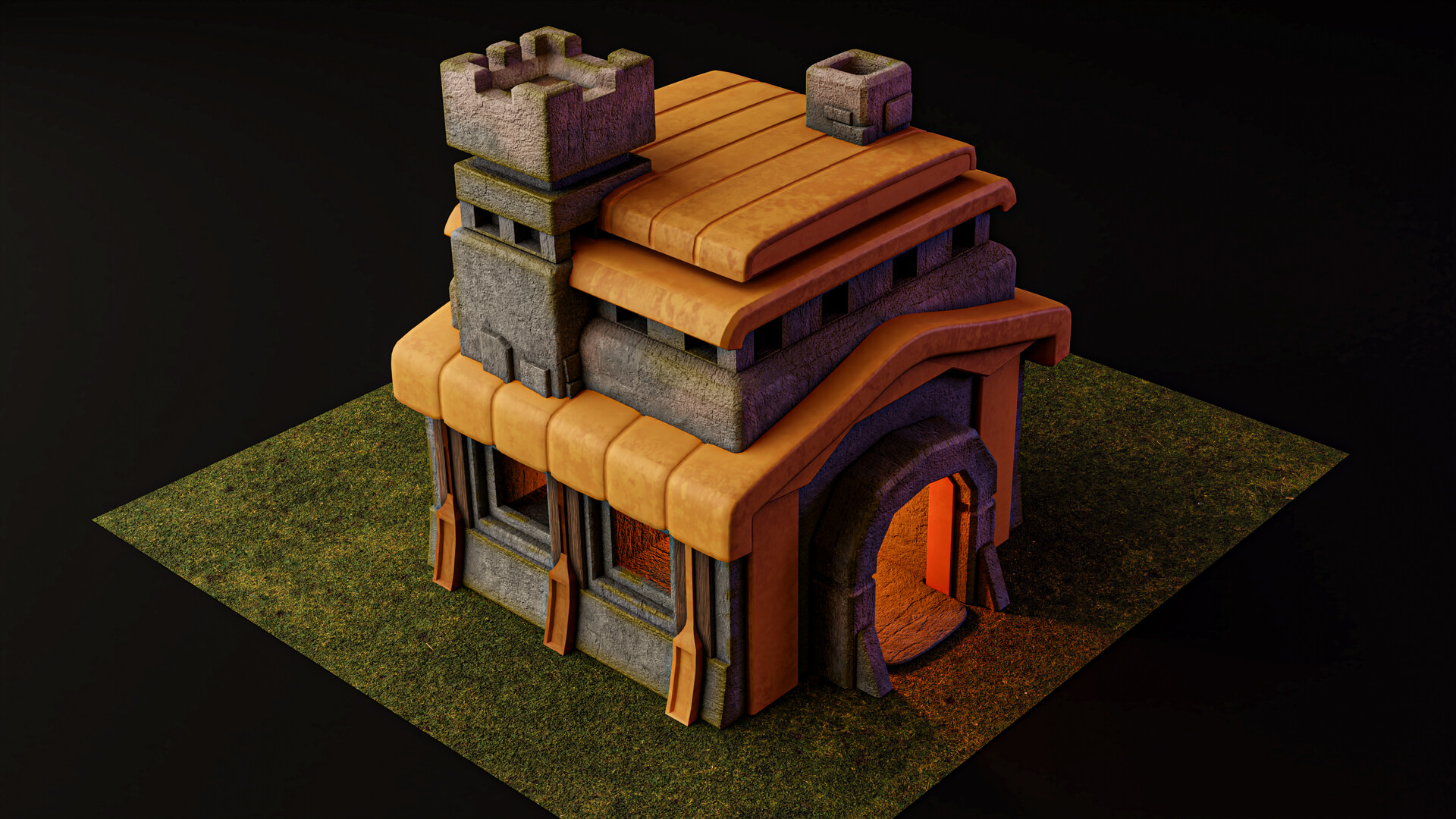 ArtStation - Kingdom Clash Buildings