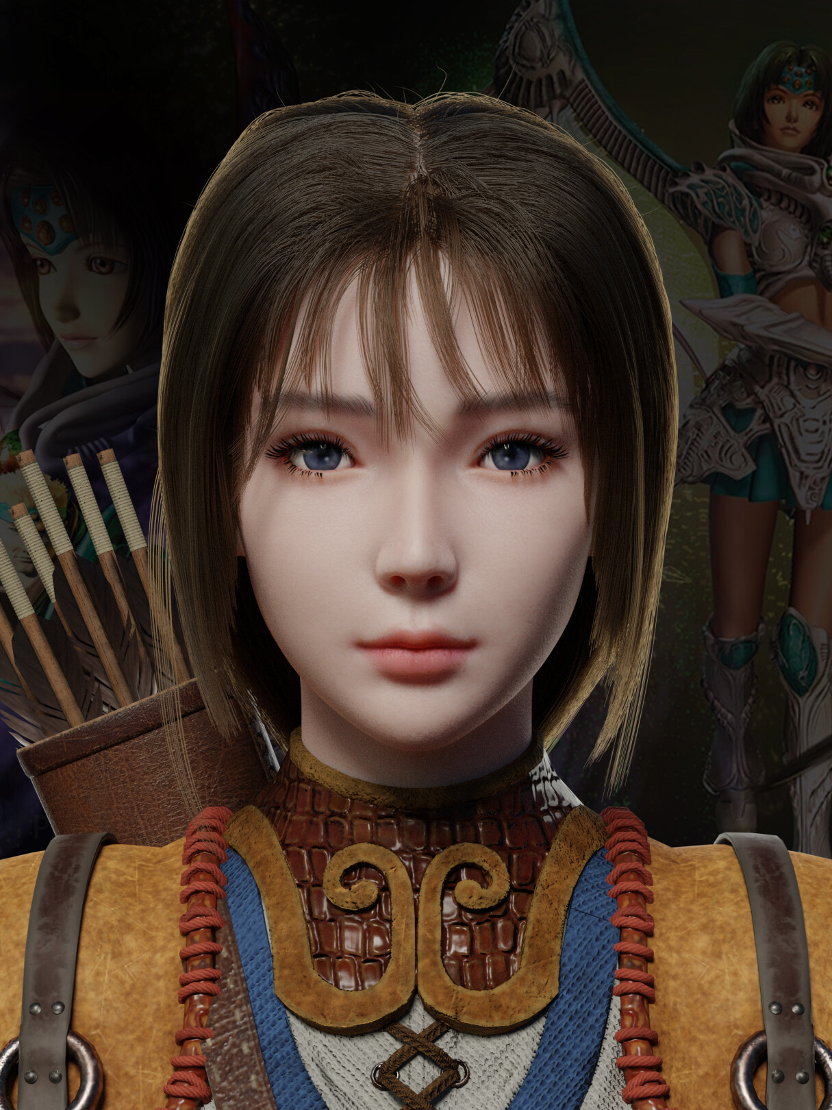 ArtStation Shana The Legend of Dragoon