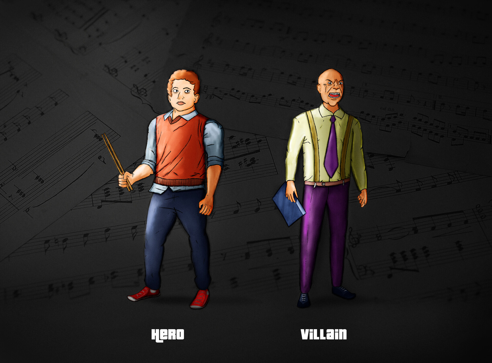 ArtStation - Hero & Villain