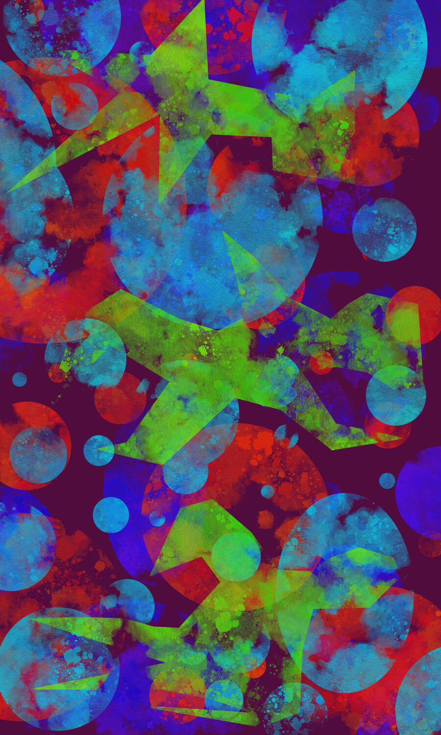 Noise Paint, done by hand, per the usual.