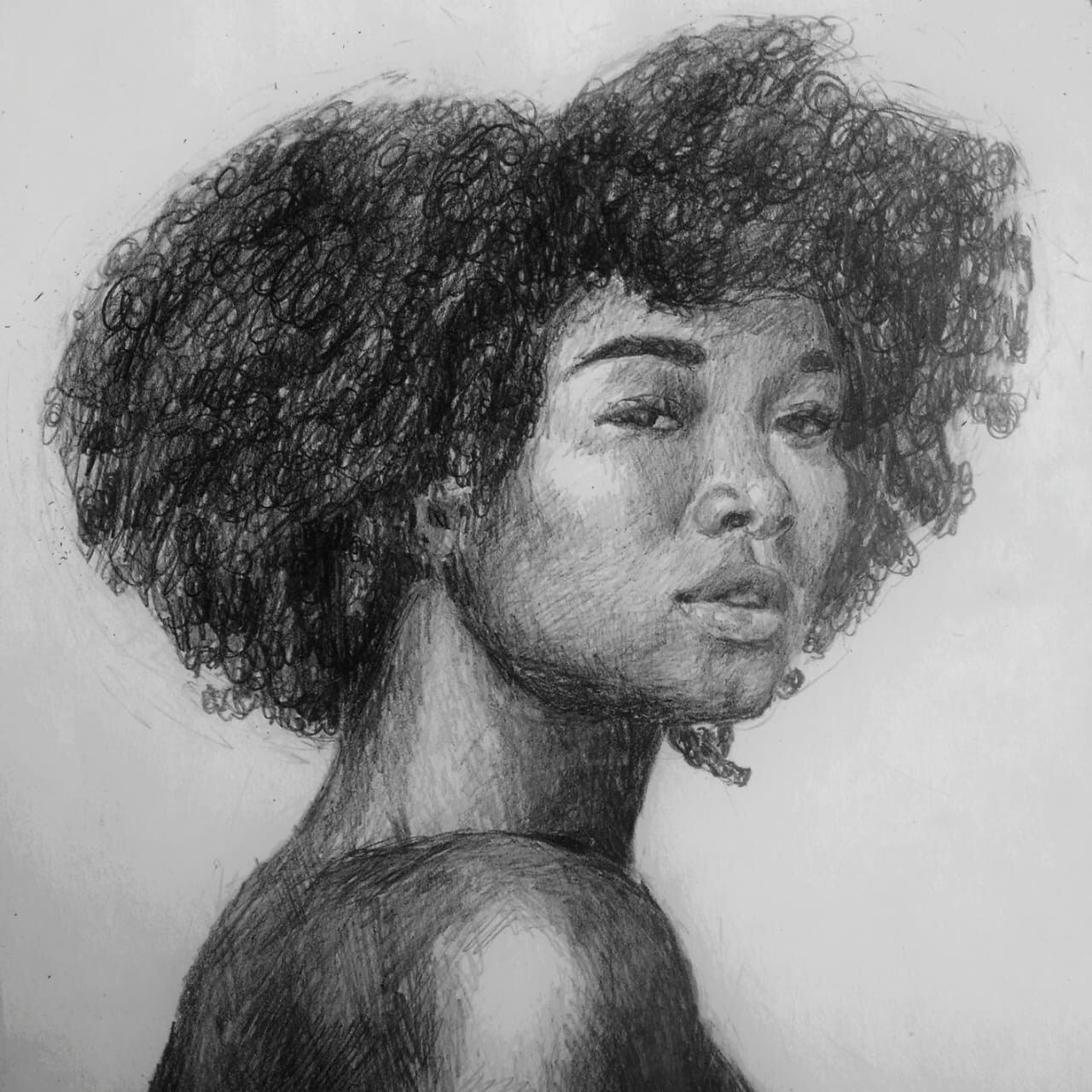 ArtStation - Some portraits with pencil and coal