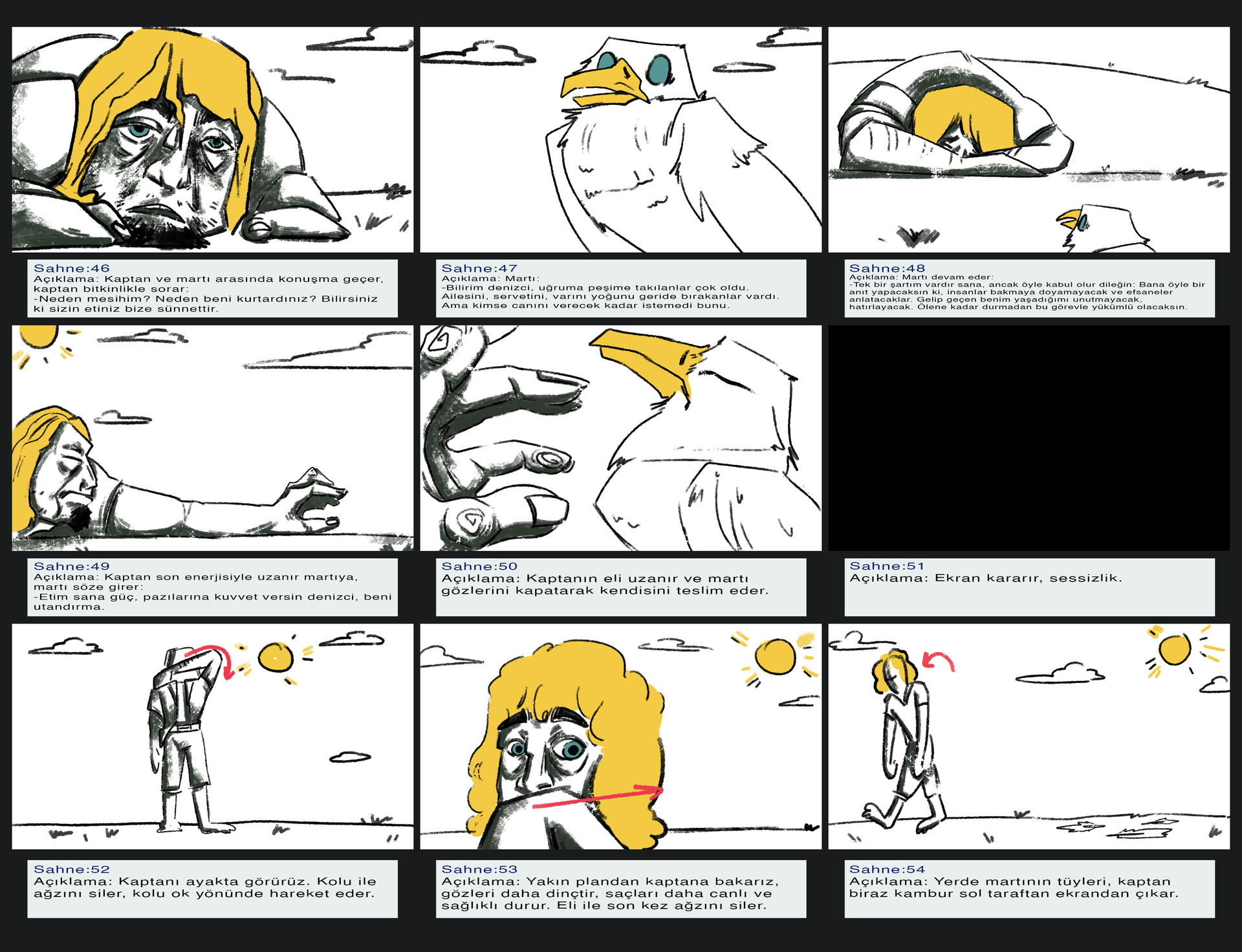 ArtStation - Storyboard Of Puslu Kıtalar Atlası