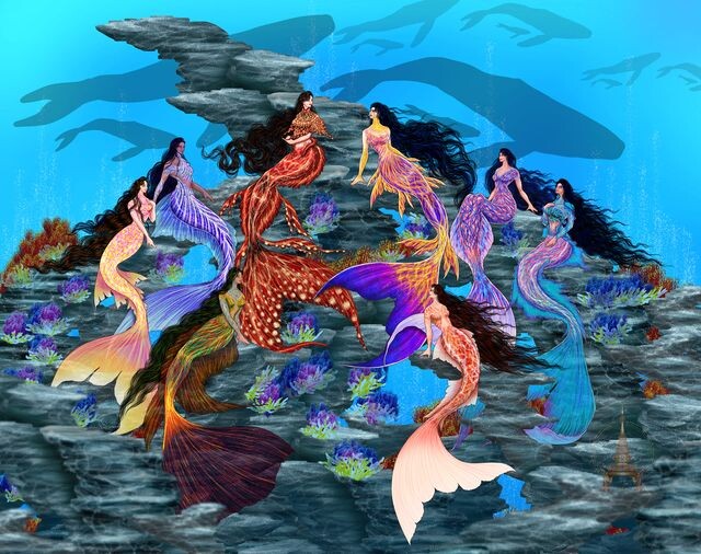 ArtStation - Eight Treasure(Mermaid of the Adaman sea\REPRESENT EIGHT ...